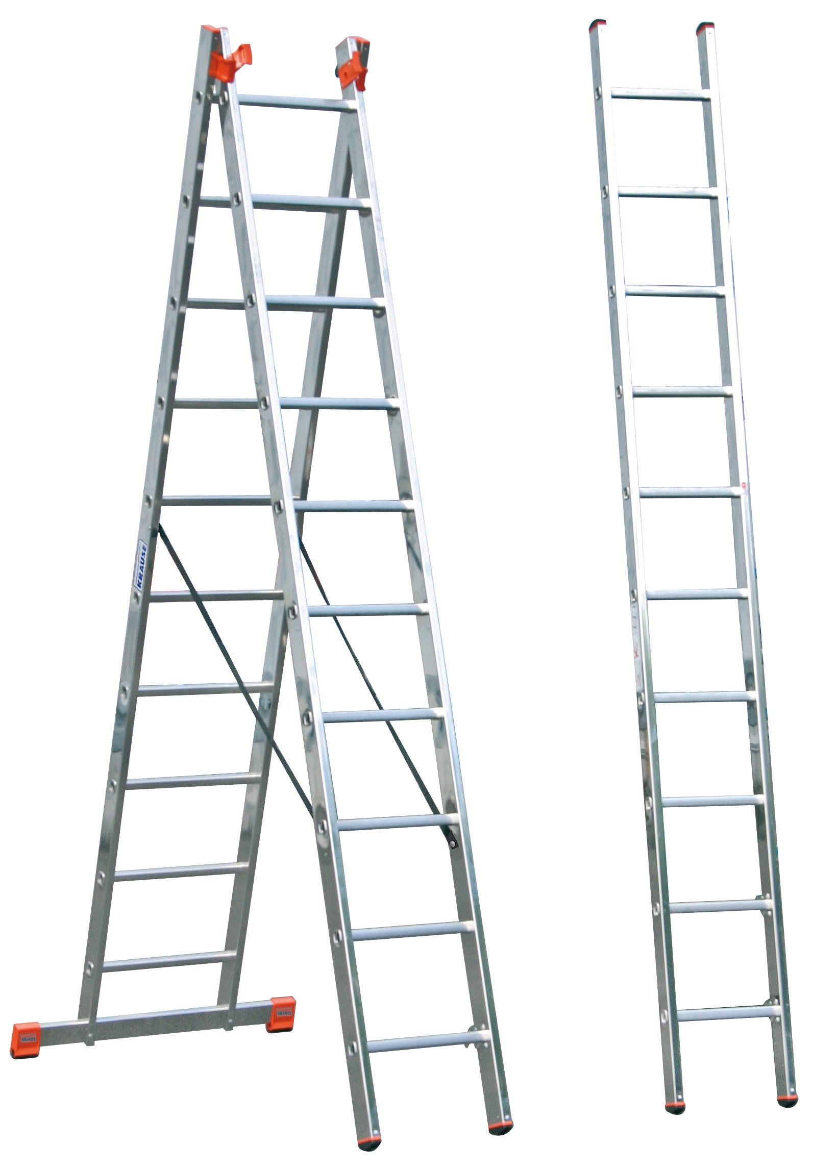 Drabina aluminiowa 3-cześciowa wielopozycyjna MONTO 3x10 KRAUSE