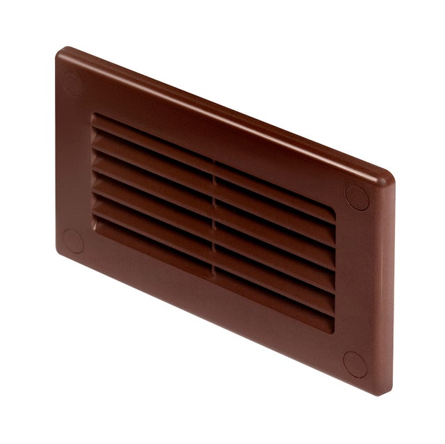 Kratka wentylacyjna 75 X 150 mm brązowa EQUATION