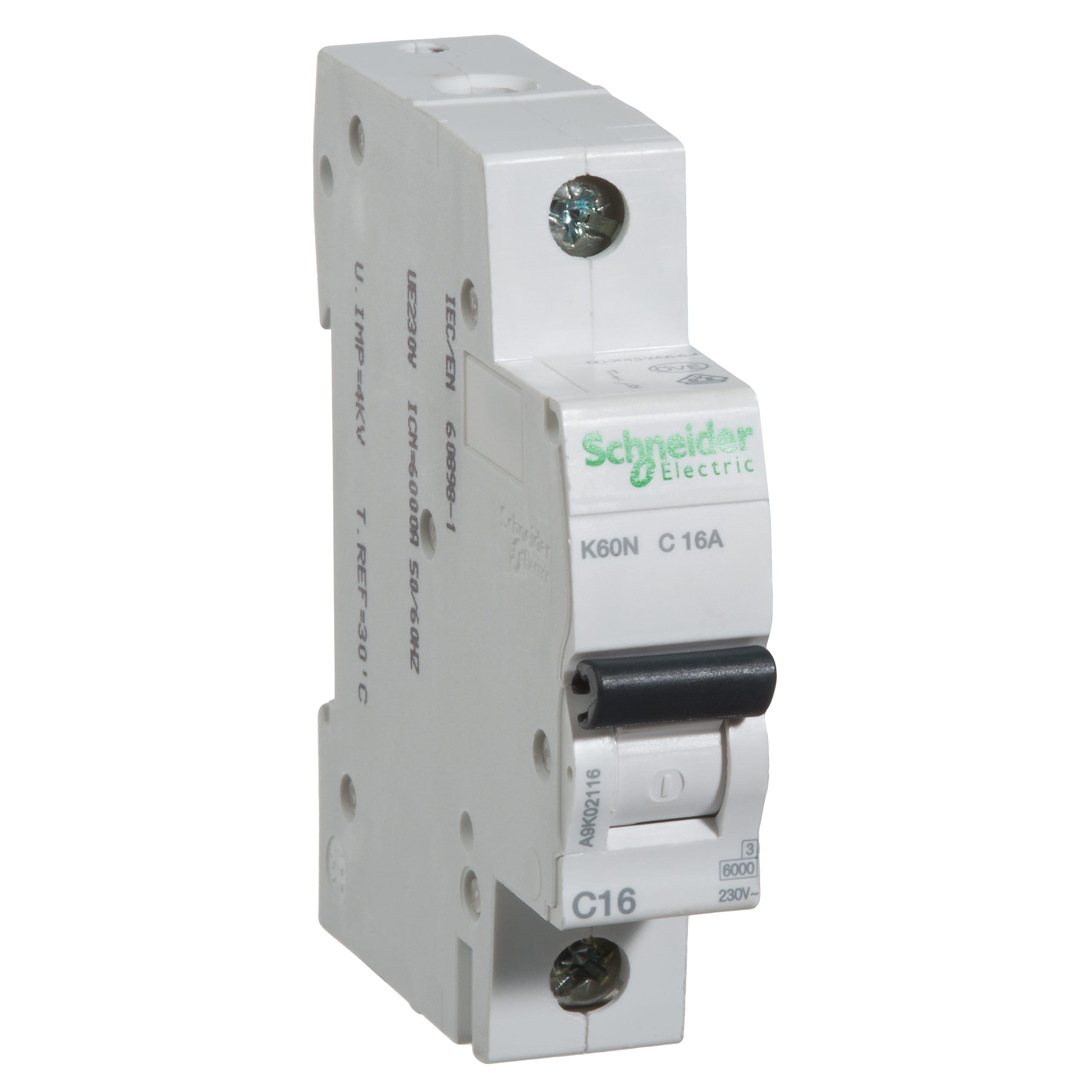 K60n Wyłącznik nadprądowy K60N - C16 - 1 16 A SCHNEIDER ELECTRIC - Leroy Merlin