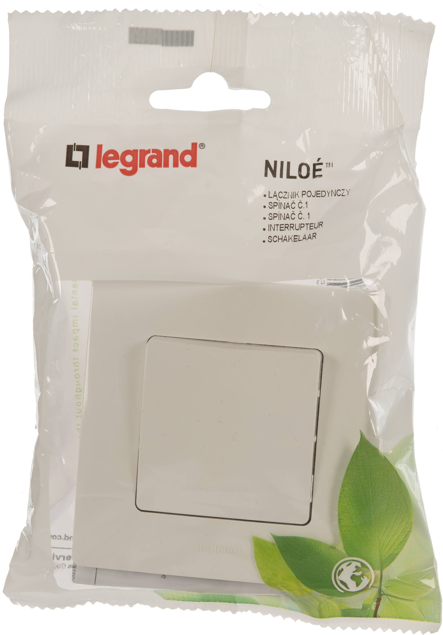 Włącznik pojedynczy NILOE ECO Biały LEGRAND - 2