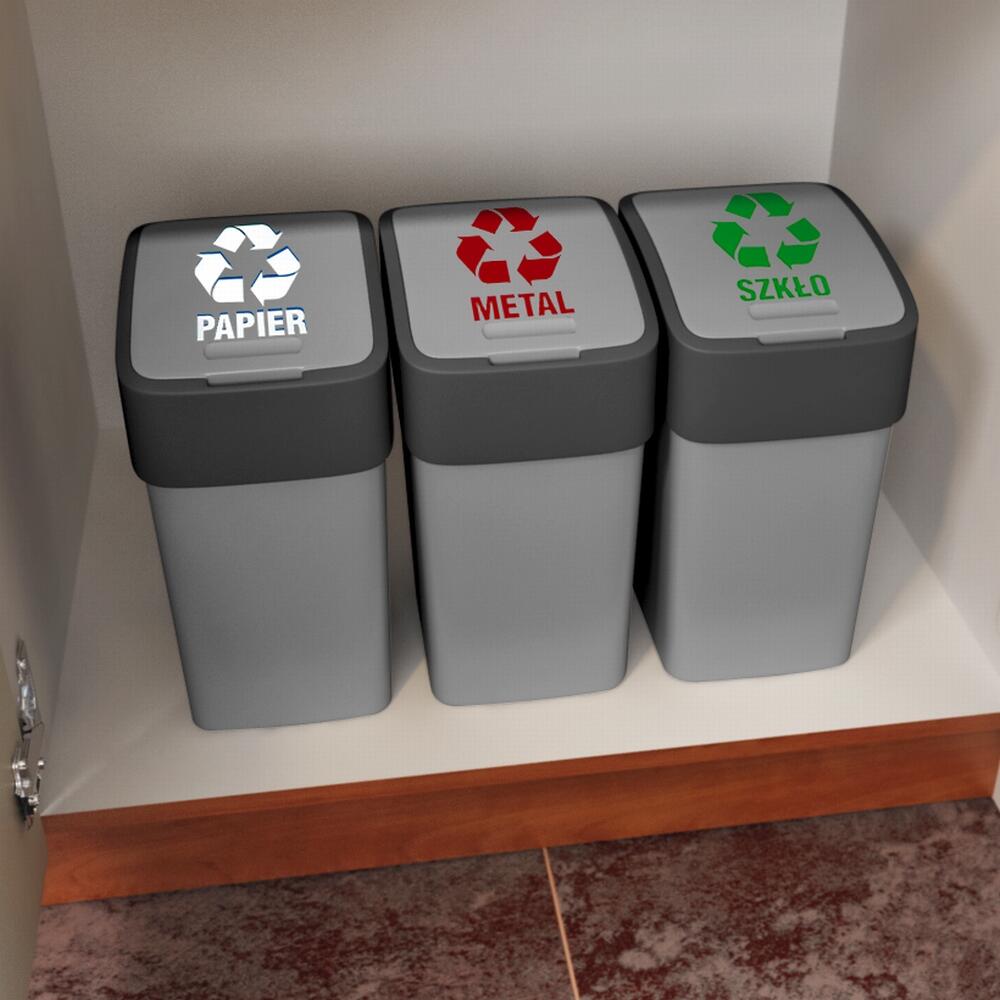 Kosz na śmieci Flip bin 10 l Curver - 4