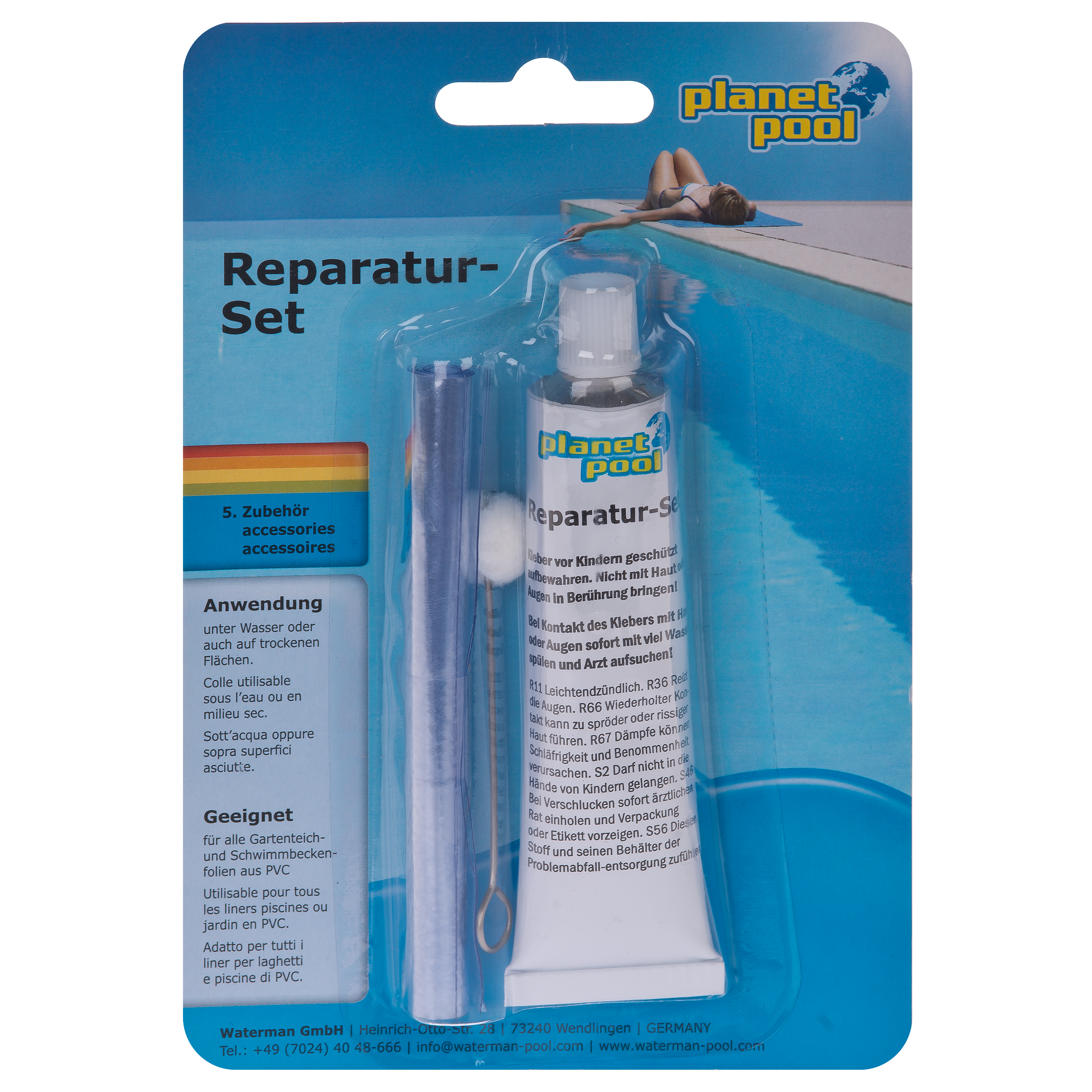 Zestaw do naprawy wykładziny basenowej Planet Pool