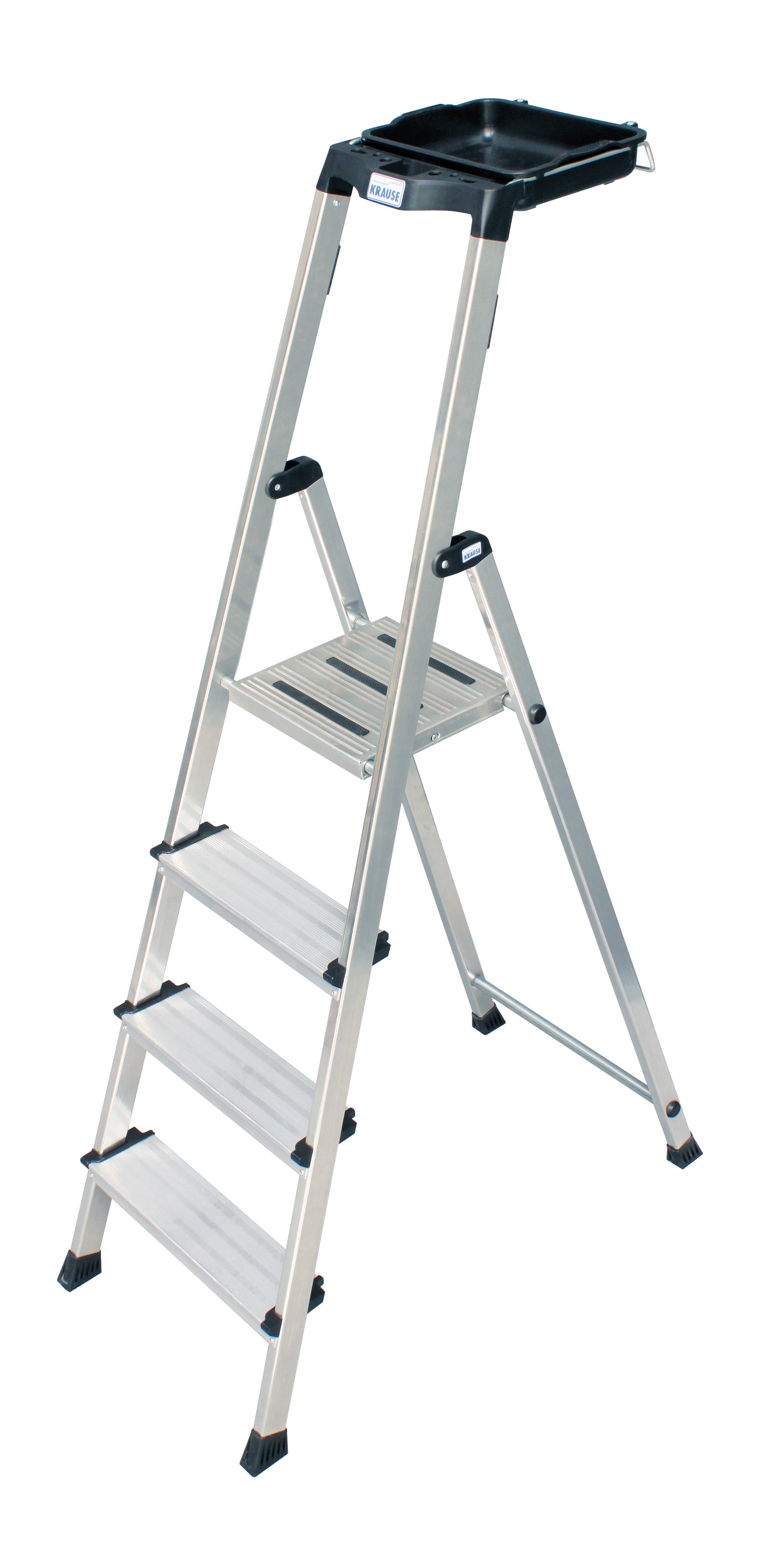 Drabina aluminiowa 4 stopnie 1-stronna Secury Multigrip Krause