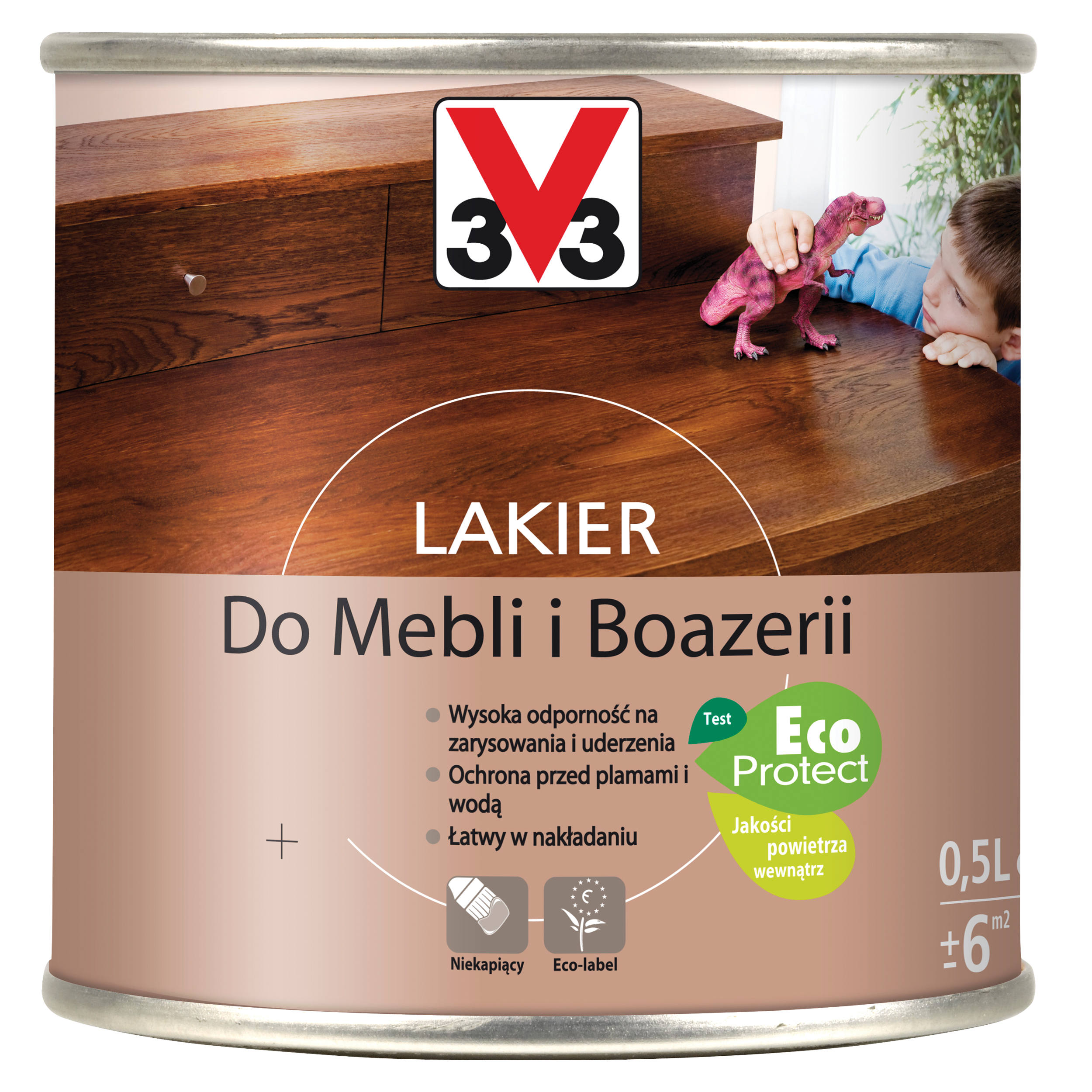 Lakier DO MEBLI I BOAZERII 0.25 l Mahoń Połysk V33