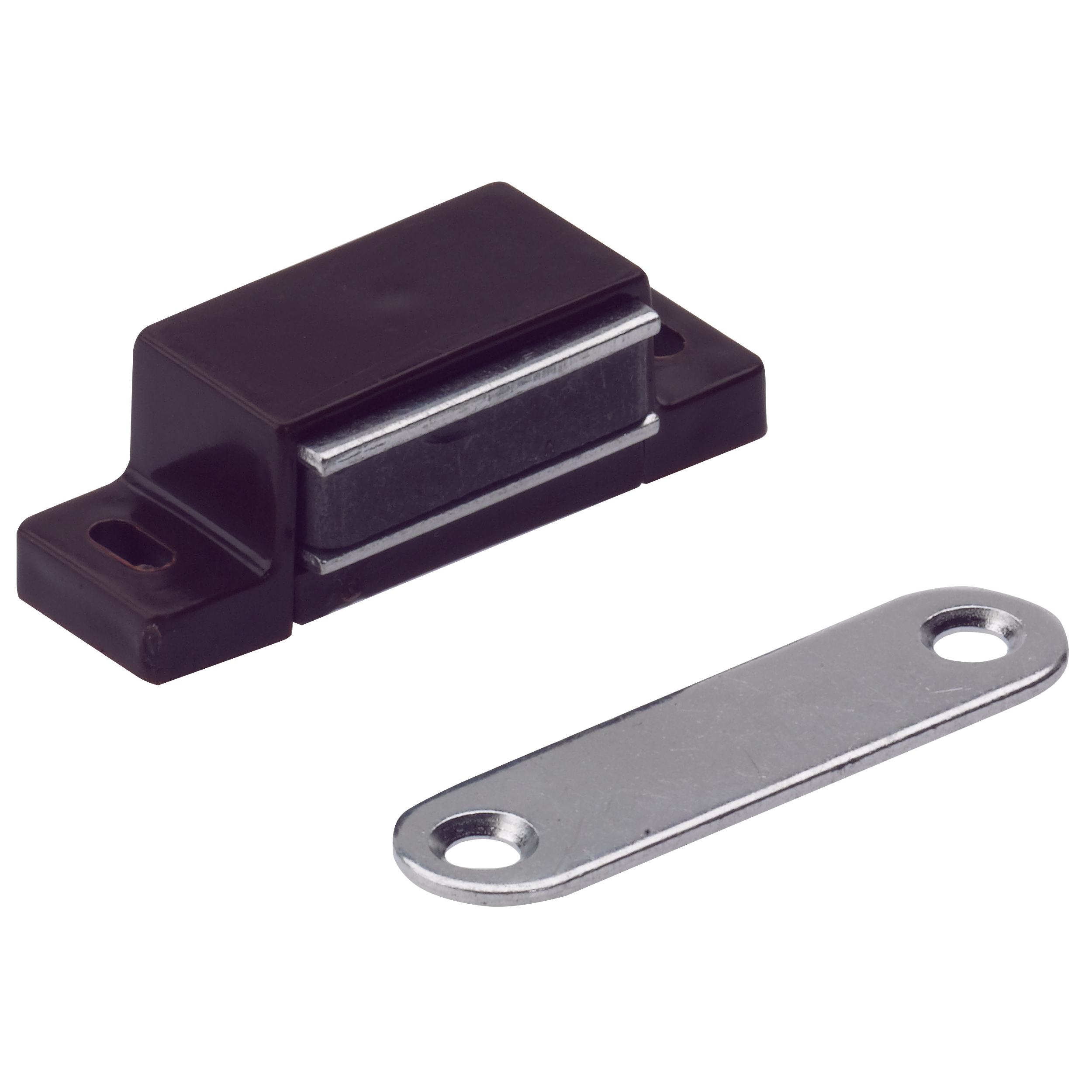 Zatrzask magnetyczny 14 x 15 x 45 mm brązowy Hettich