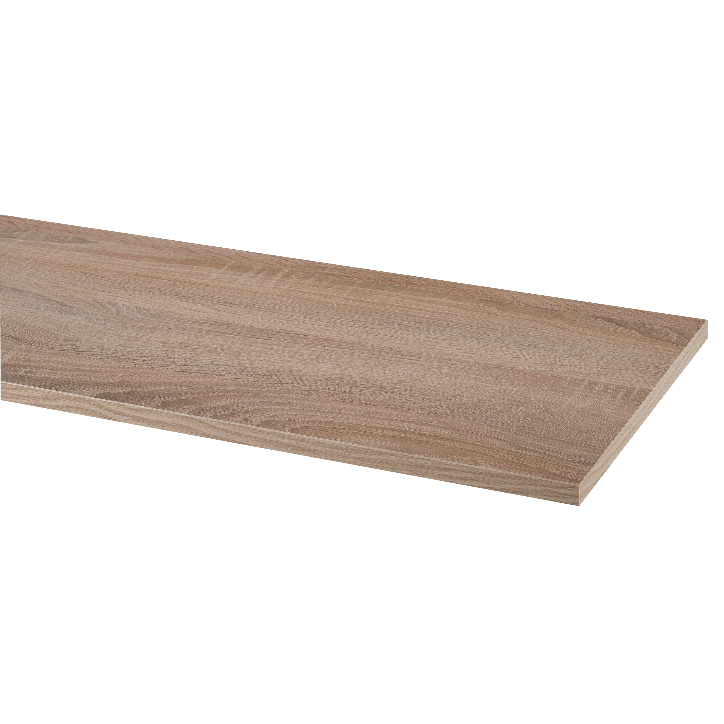 Półka ścienna meblowa dąb sonoma 1.8x30x80 cm Floorpol - 2