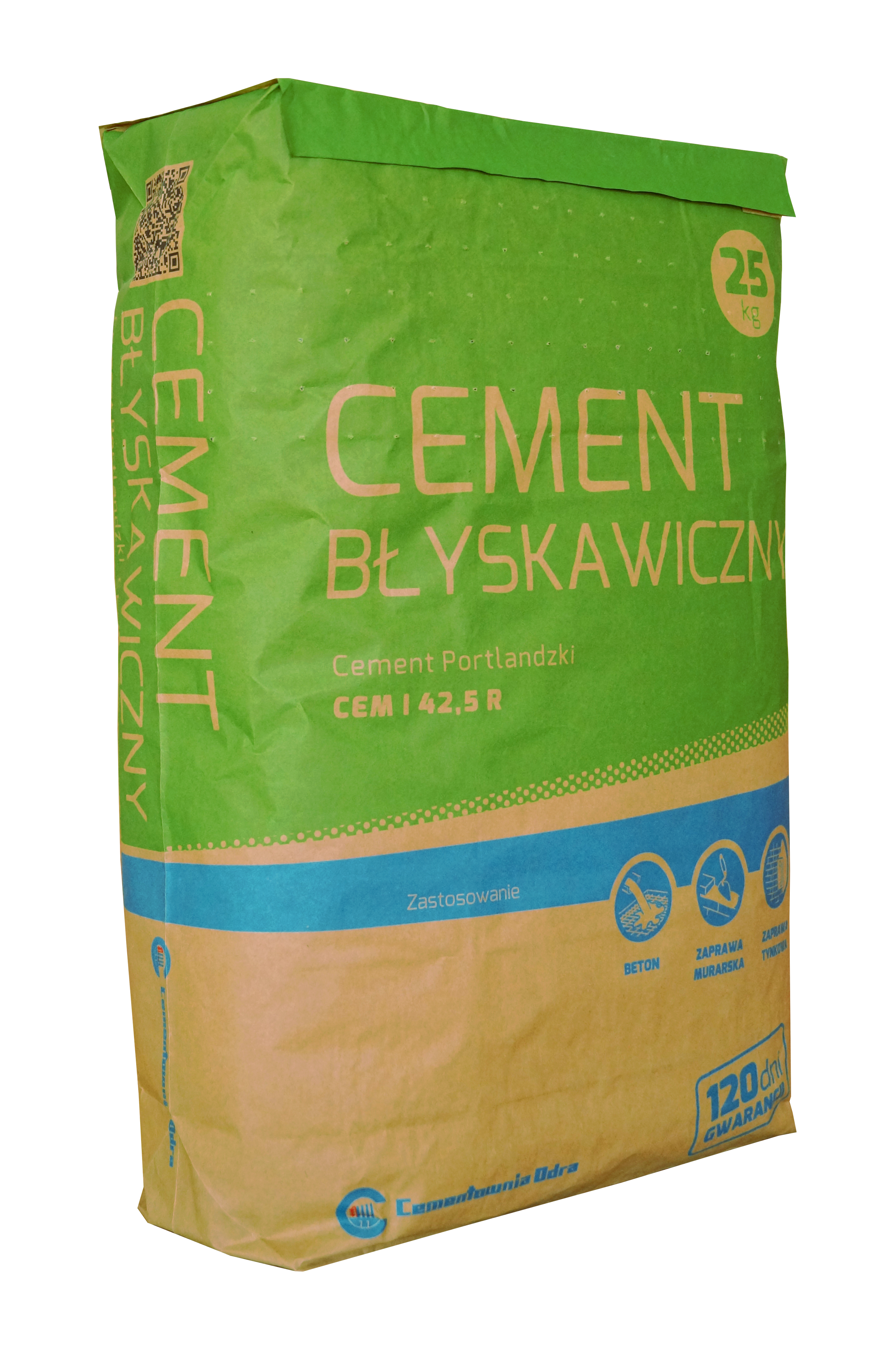 Cement błyskawiczny CEM I 42,5 R 25 kg ODRA OPOLE