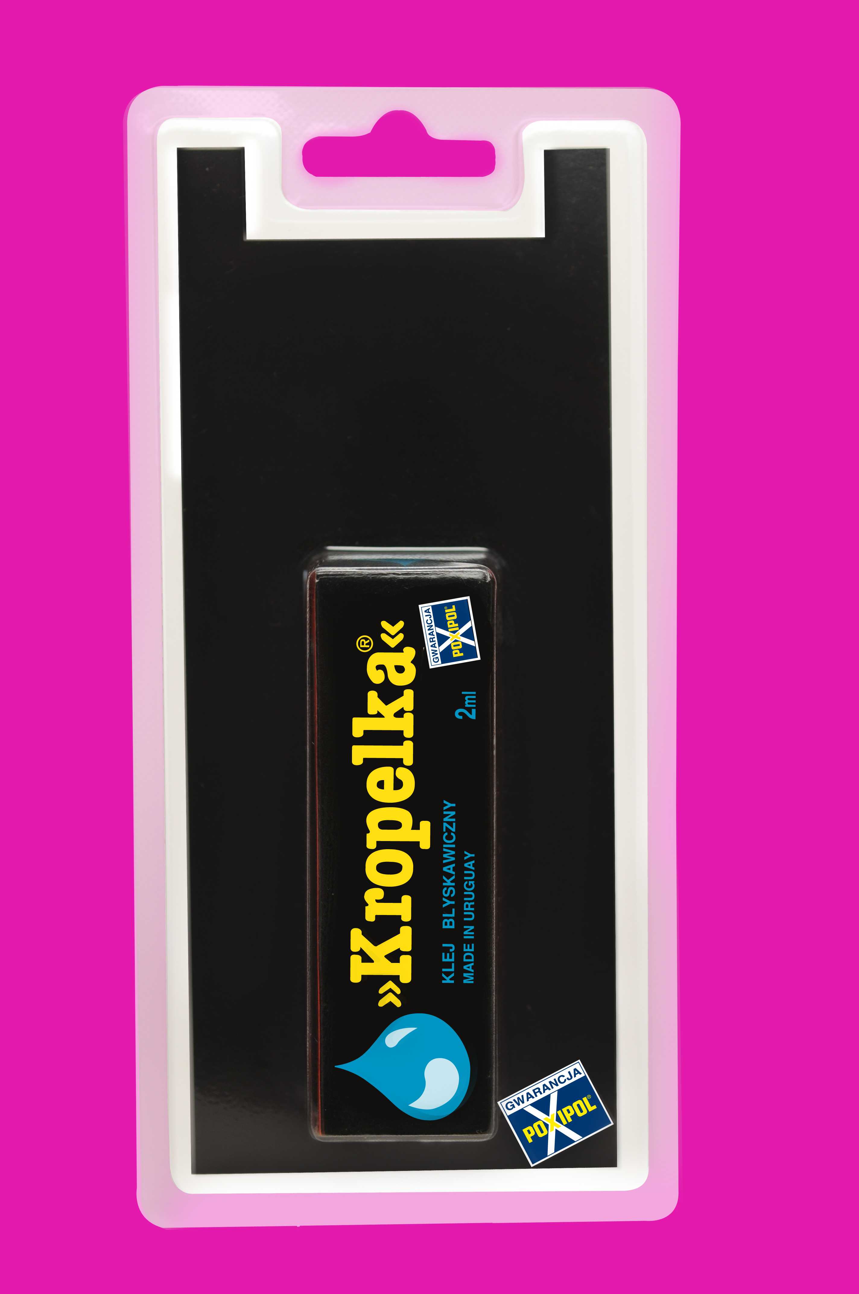 Klej błyskawiczny CYJANOAKRYLOWY 2 ml KROPELKA - 2