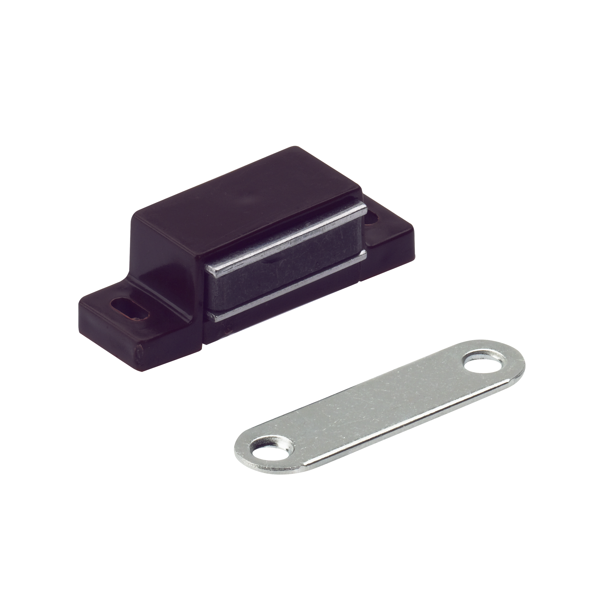 Zatrzask magnetyczny 14 x 15 x 45 mm brązowy Hettich