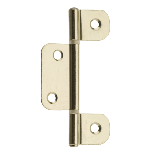 Zawias do drzwi wahadłowych 20 x 80 mm 3 szt. mosiądz Hettich