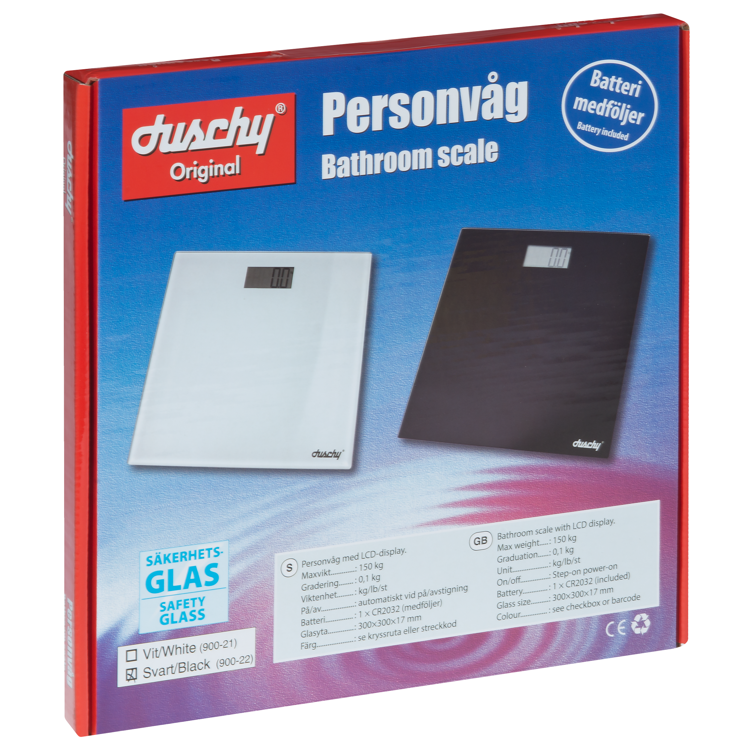 Waga łazienkowa Elektroniczna Czarna Duschy - 4