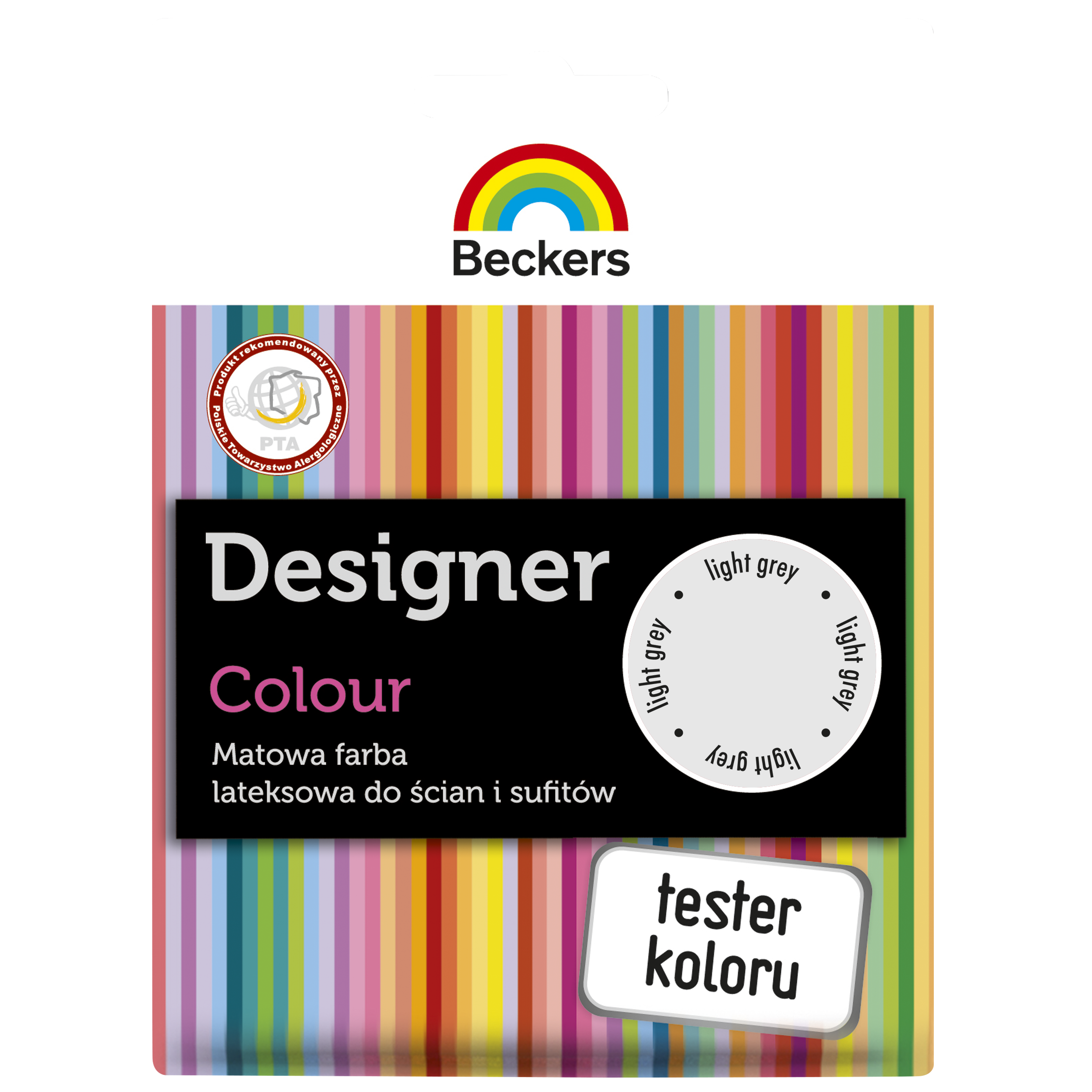 Tester farby Beckers Designer Colour Light grey 50 ml - 2
