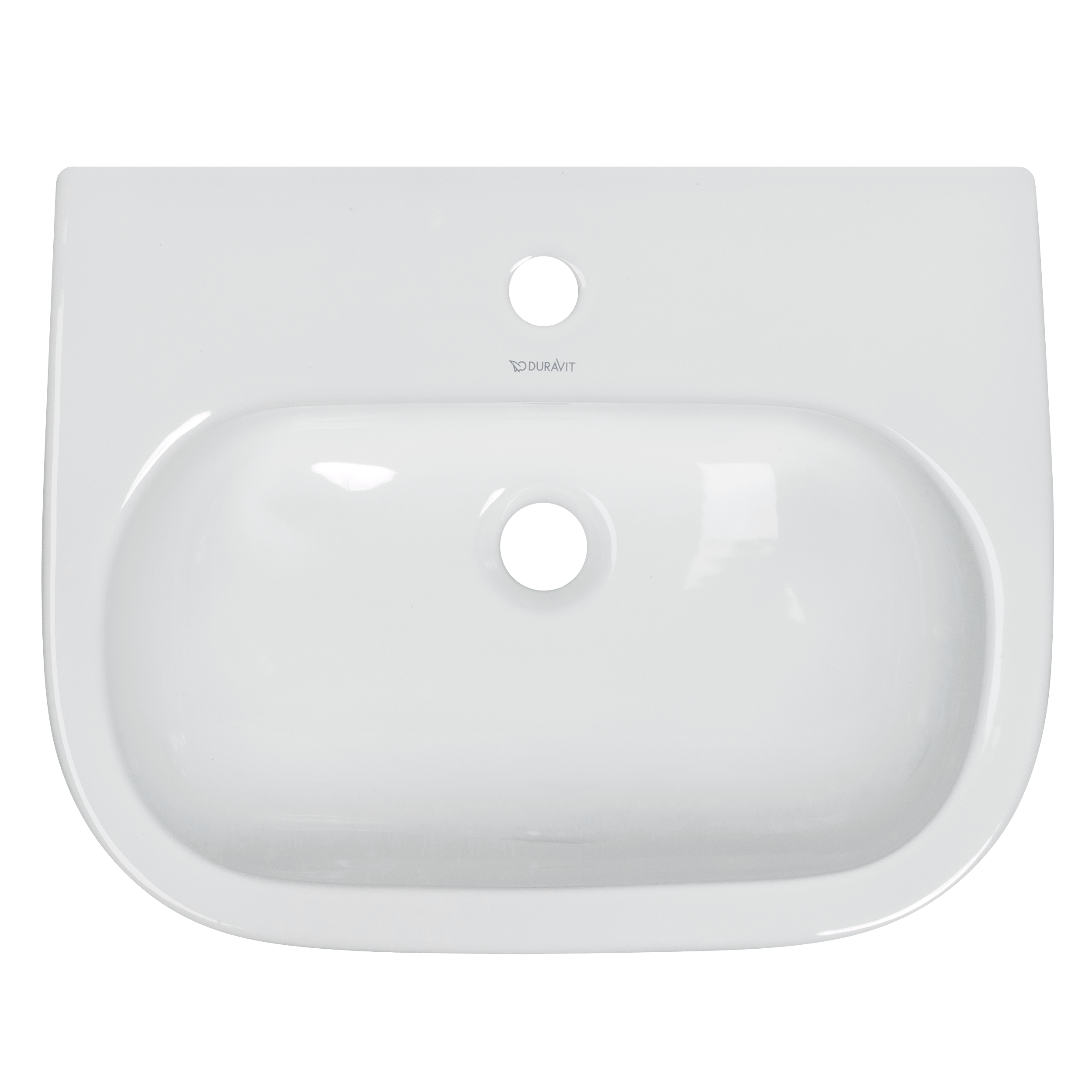 Lavabo freestanding D-Code lavabo ovale H 17.5 x P 46 cm in ceramica bianco - 2