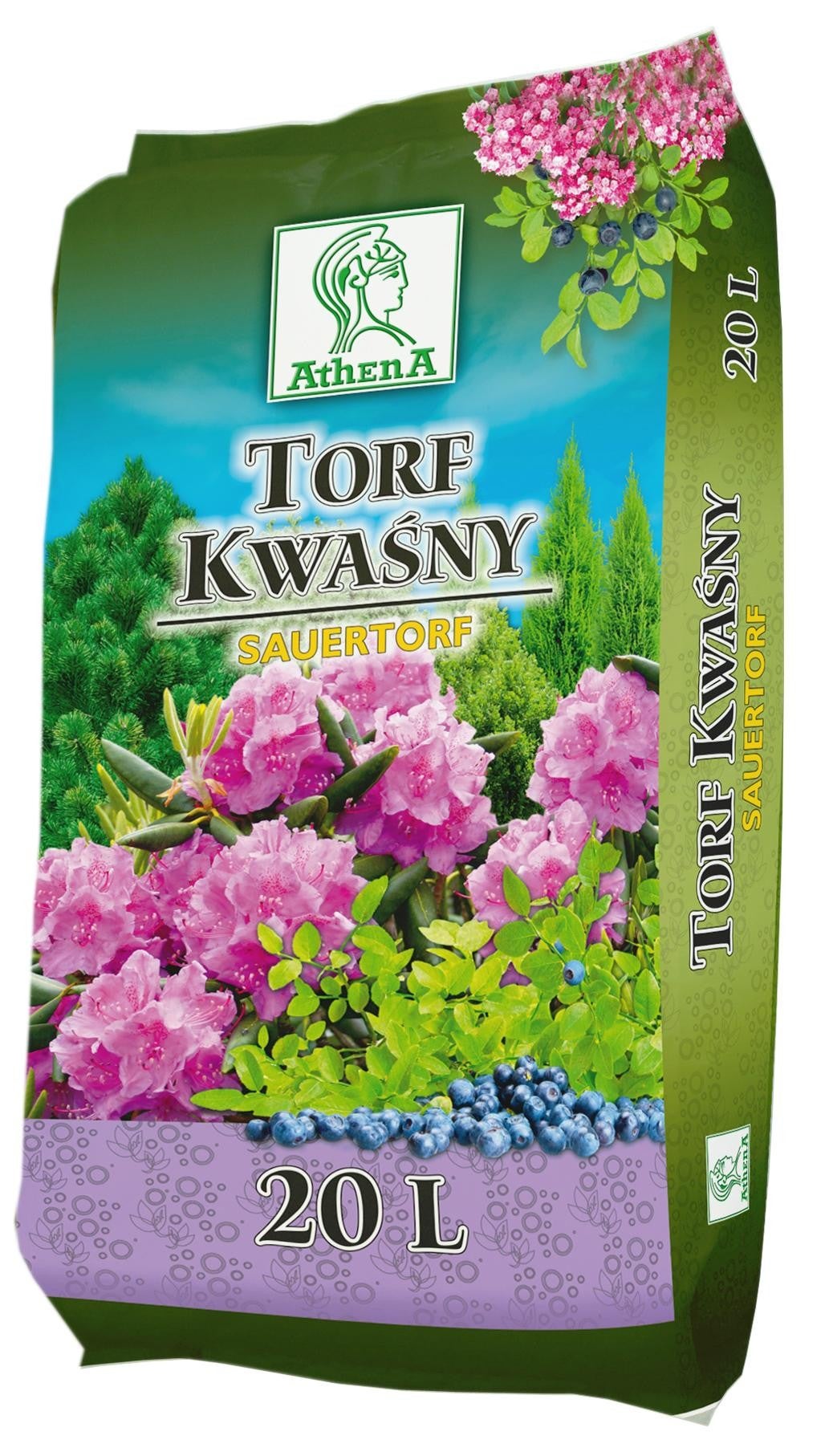Torf ogrodniczy kwaśny 20l Athena - 2