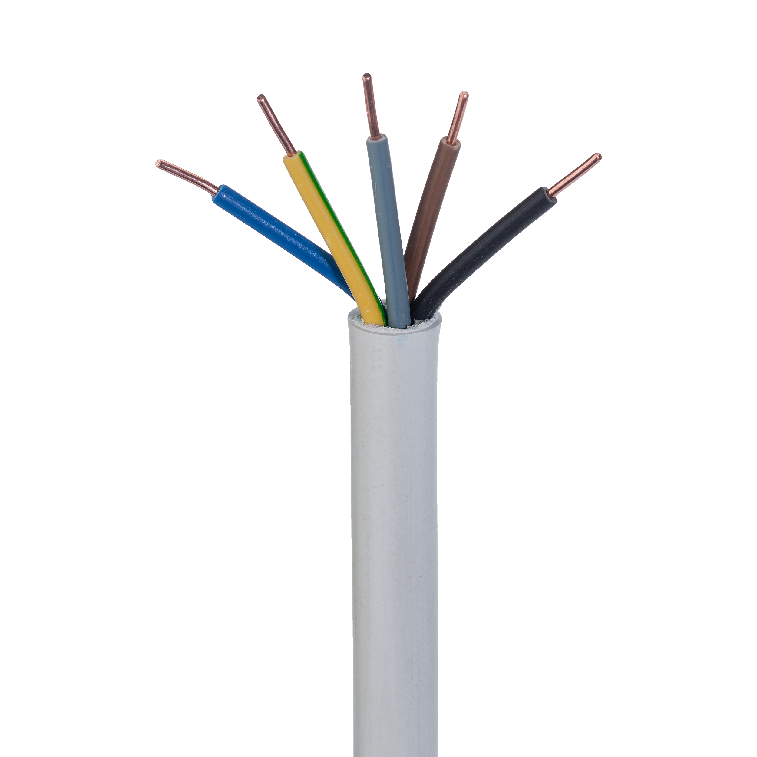 Przewód elektryczny YDY 5X1.50 450/750VAKS ZIELONKA