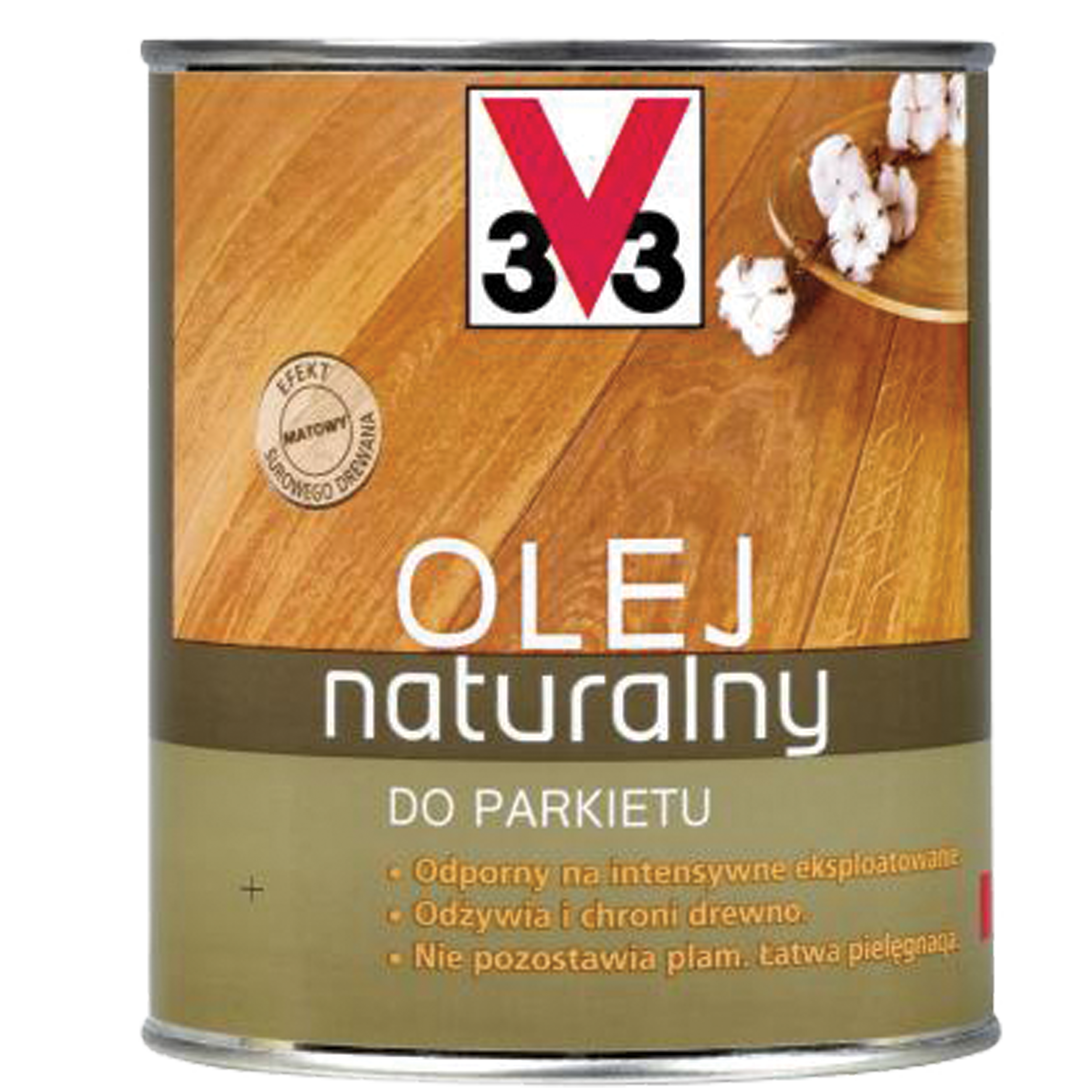 Olej NATURALNY DO PARKIETU 1 l Bezbarwny V33