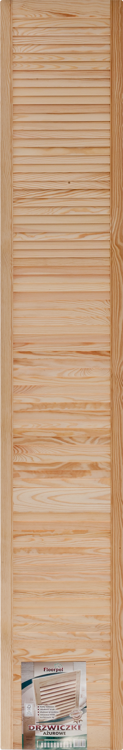 Drzwiczki ażurowe 242.2 x 39.4 cm Floorpol - 2