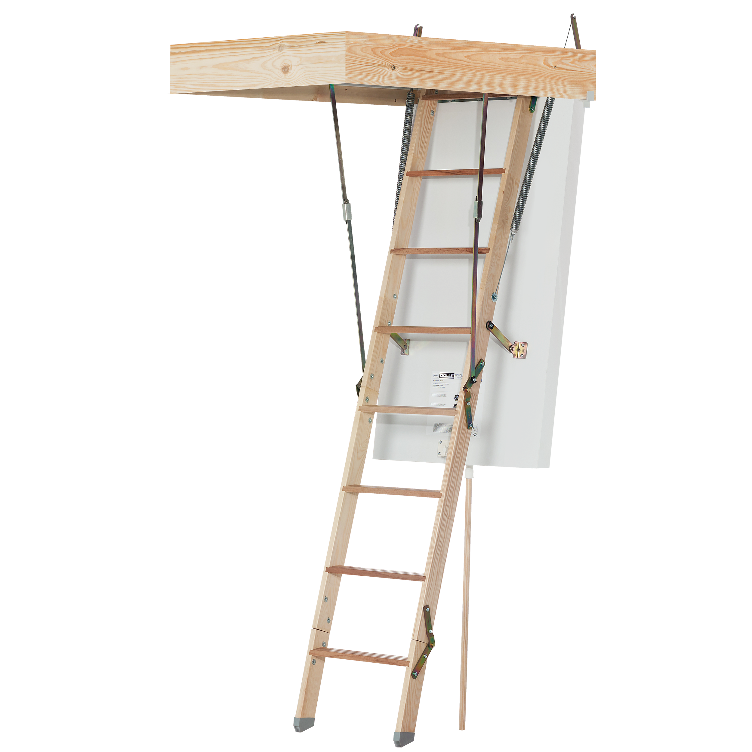 Schody strychowe drewniane Clickfix®56 120x70 cm 275 cm Dolle