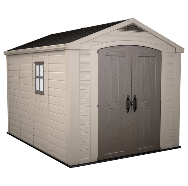 Caseta de resina Factor de 256.5x243x332 cm y 8.1 m2