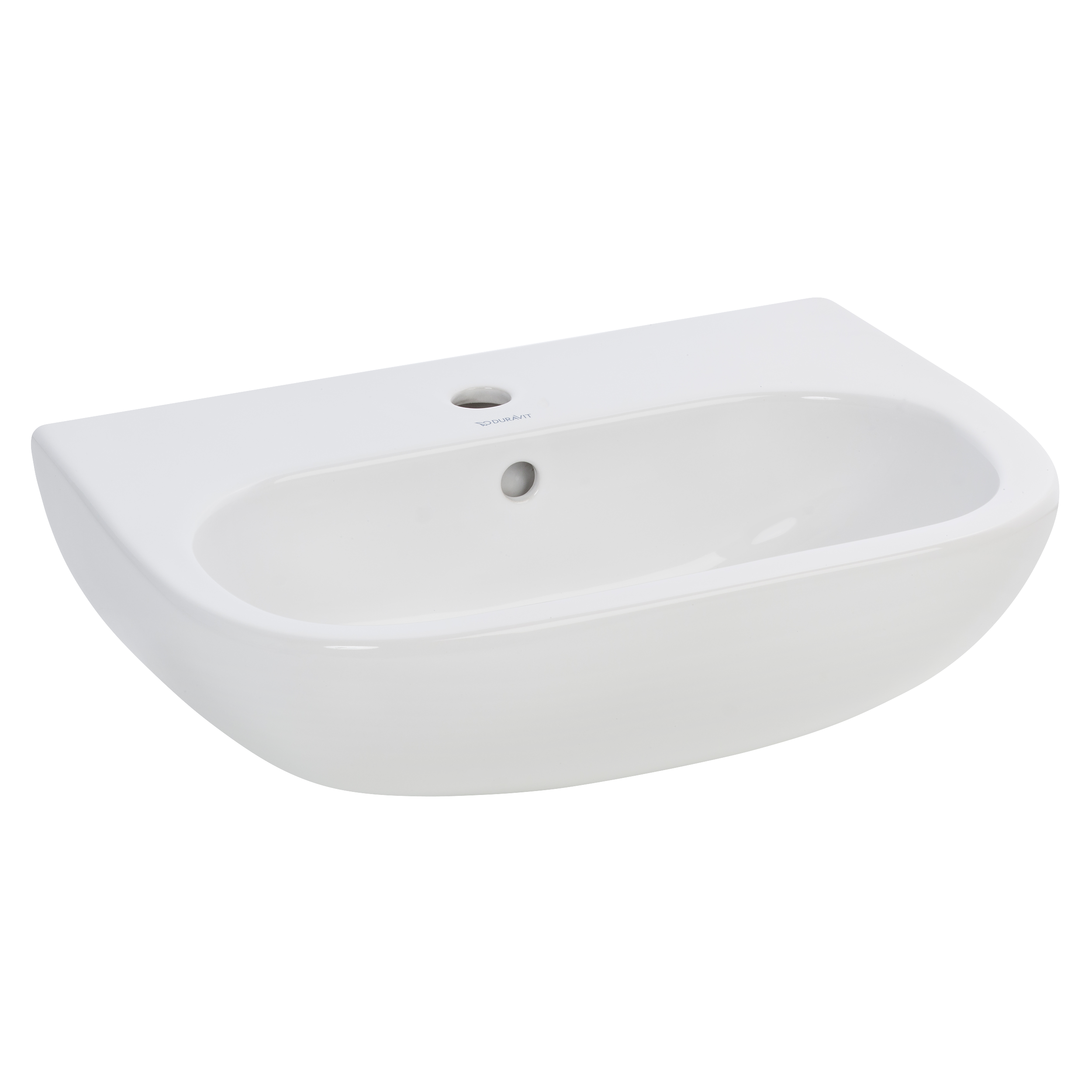 Lavabo freestanding D-Code lavabo ovale H 17.5 x P 46 cm in ceramica bianco - 3