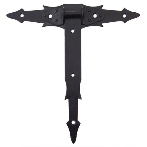 Zawias krzyżowy 300 mm przykręcany altanowy czarny