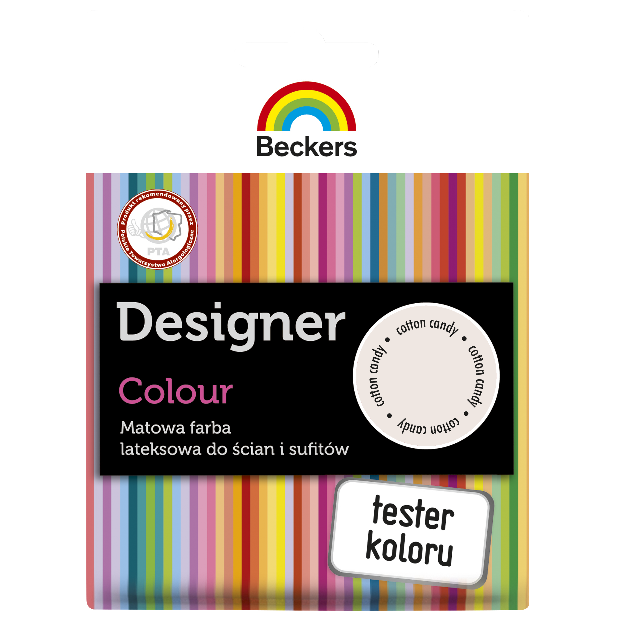 Tester farby Beckers Designer Colour Cotton candy 50 ml - 2