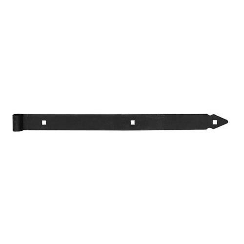 Zawias pasowy 400x30mm 14 mm przykręcany czarny