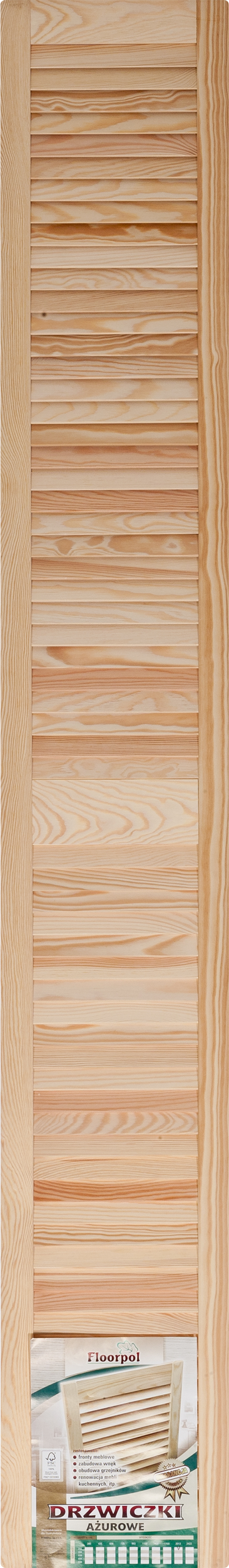 Drzwiczki ażurowe 201.3 x 29.4 cm Floorpol - 2