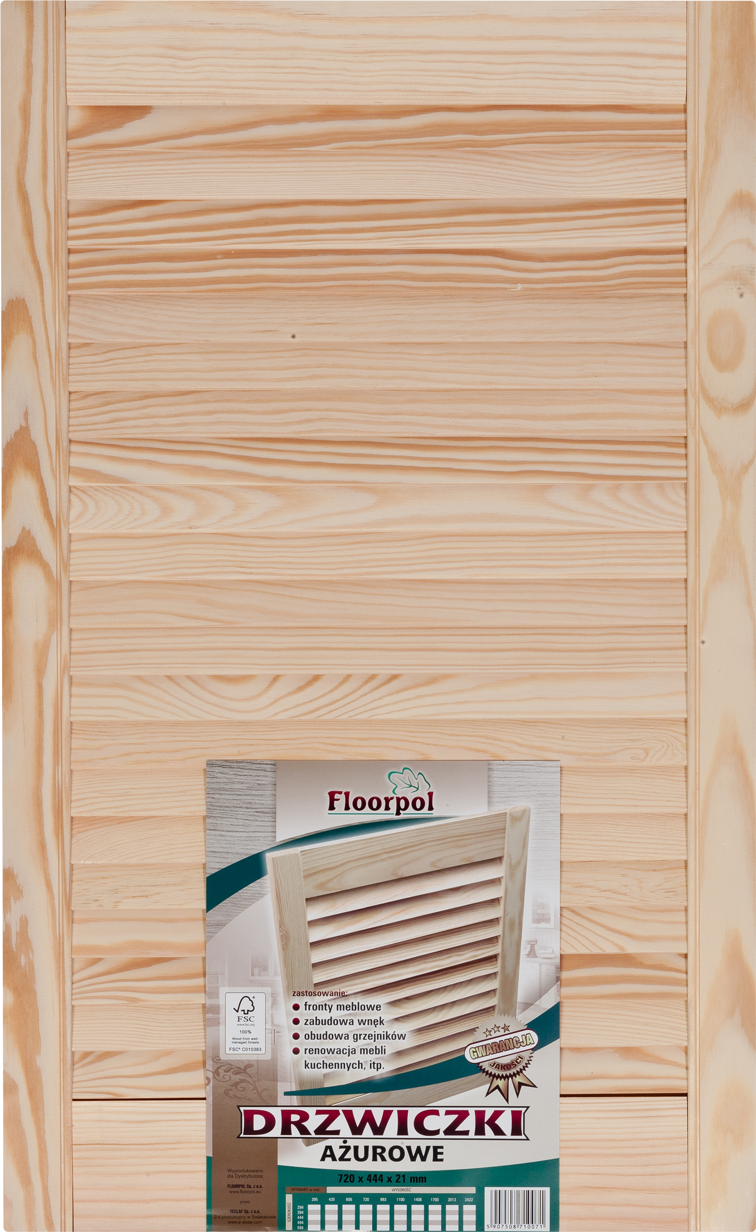 Drzwiczki ażurowe 72 x 44.4 cm Floorpol - 2