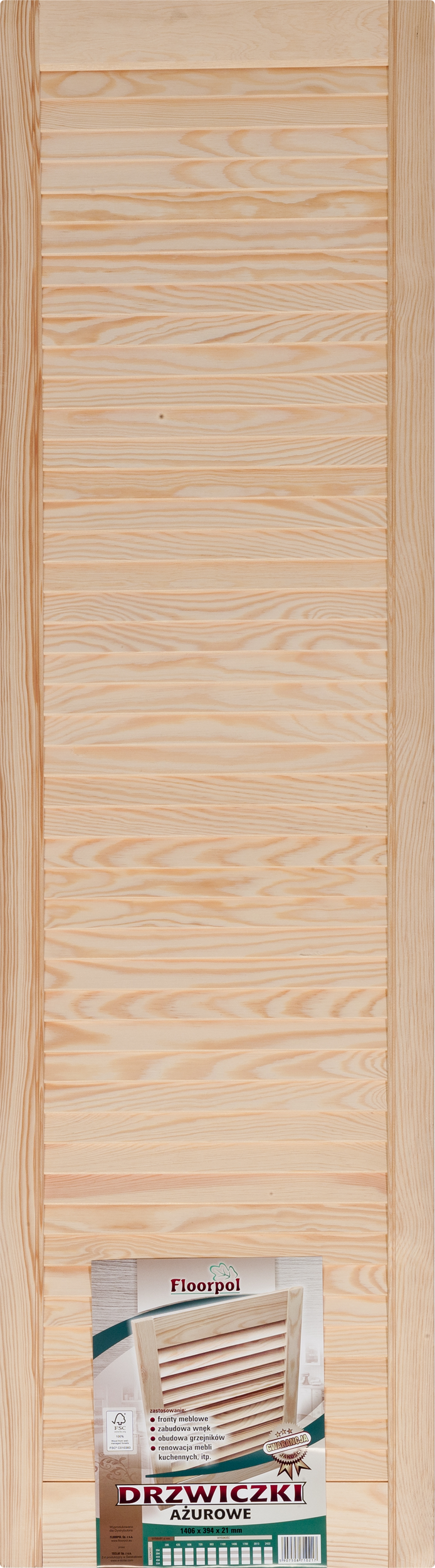 Drzwiczki ażurowe 140.6 x 39.4 cm Floorpol - 2