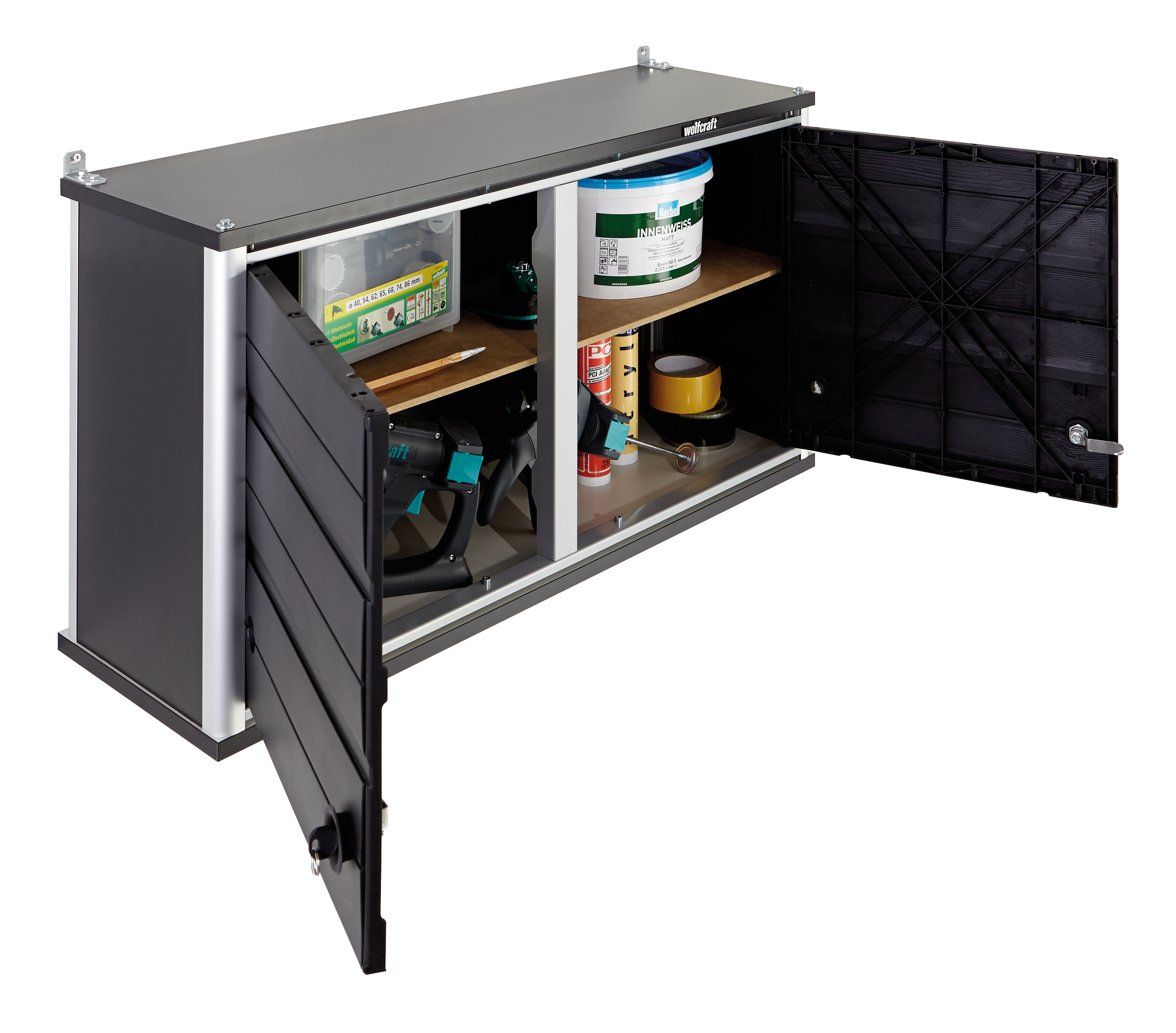 Armário de oficina WOLFCRAFT 98,5X50X30CM - 2