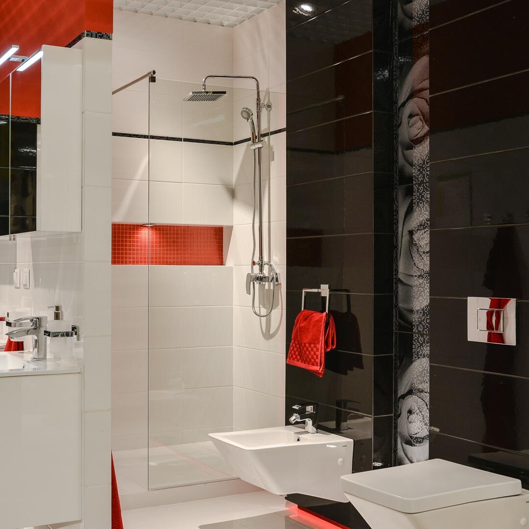 Kabina Walk-in Easy In 100x200 transparentna profil chromowany Sea-Horse - 9