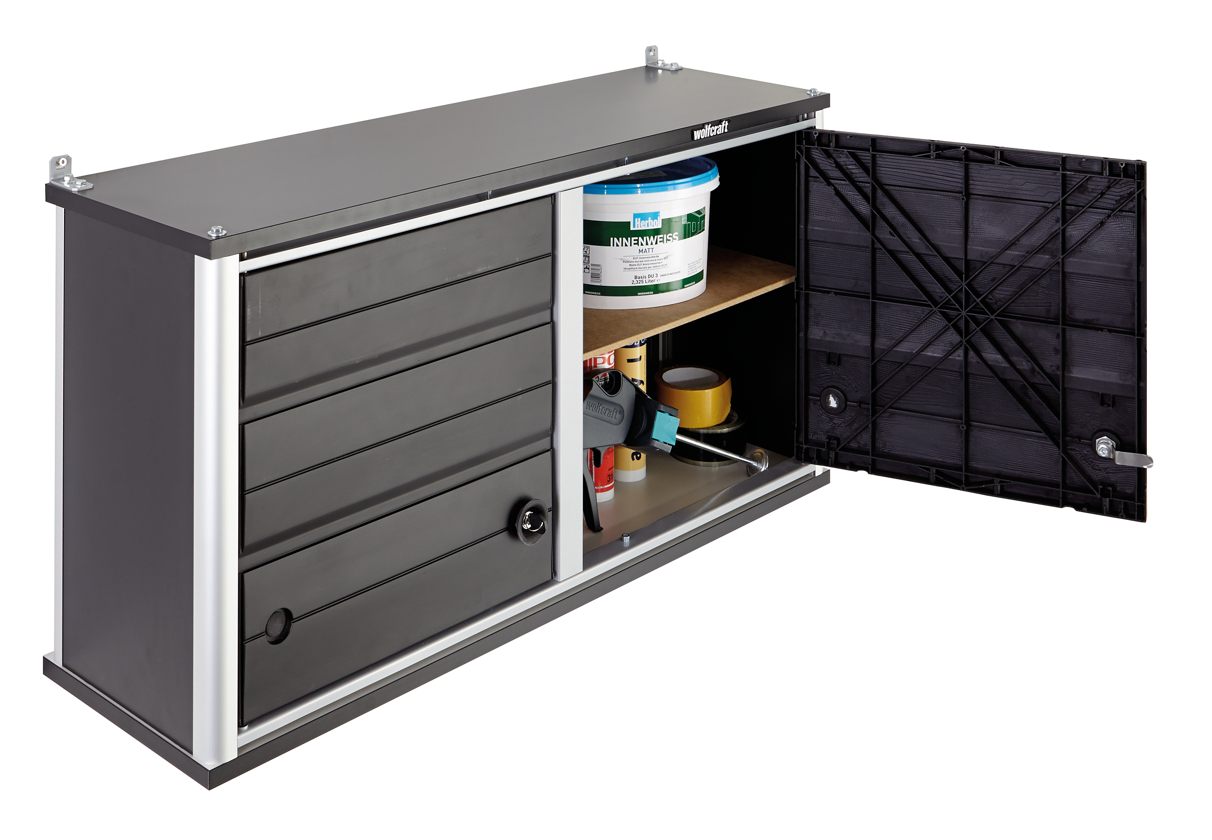 Armário de oficina WOLFCRAFT 98,5X50X30CM - 4