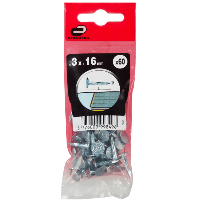 Gwóźdź 3 x 16 mm 60 szt. Standers