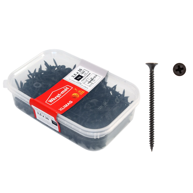 Wkręt do płyt G-K 3.5 x 35 mm 1 kg Wkręt-met