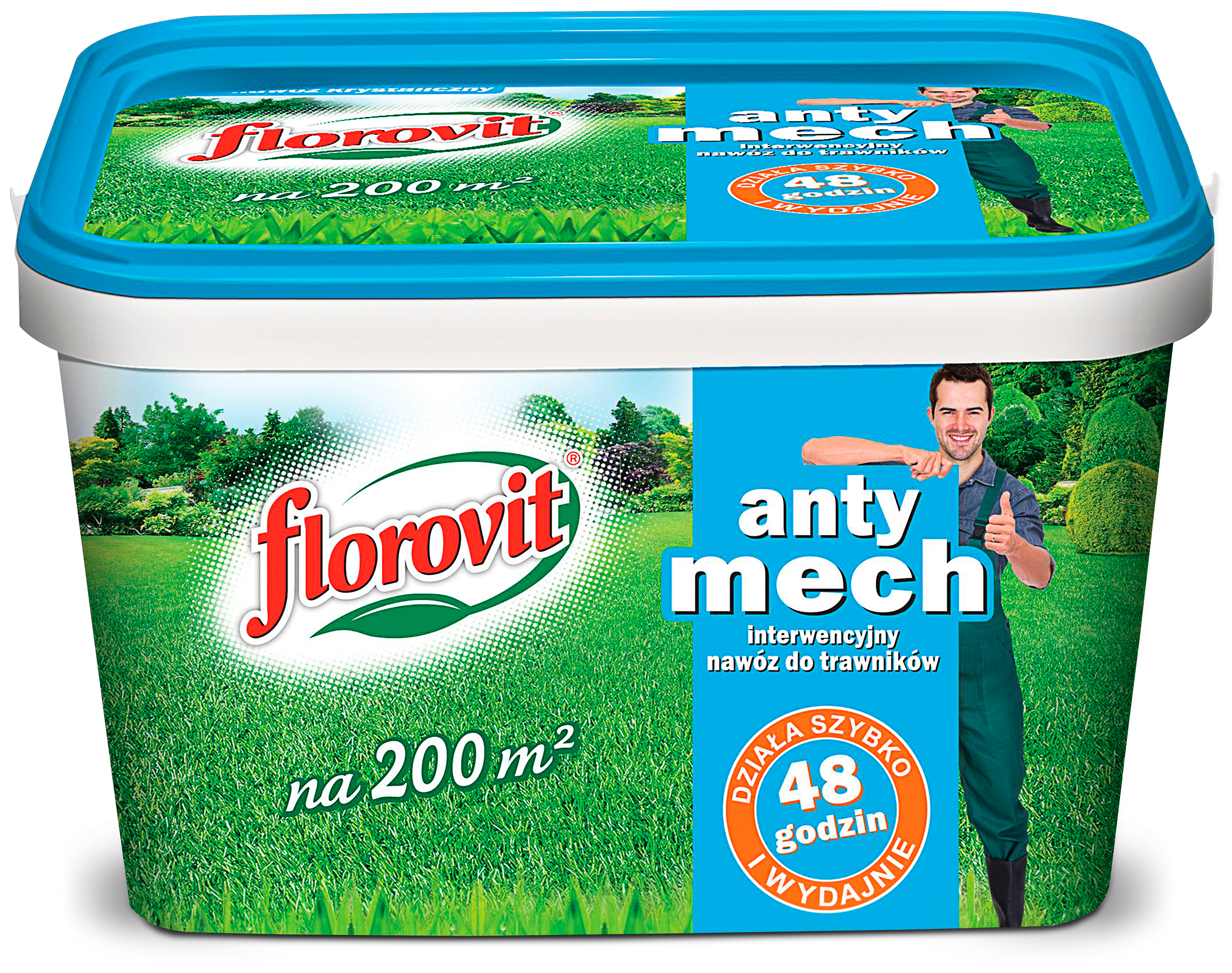 Nawóz do trawnika z mchem 4kg Florovit