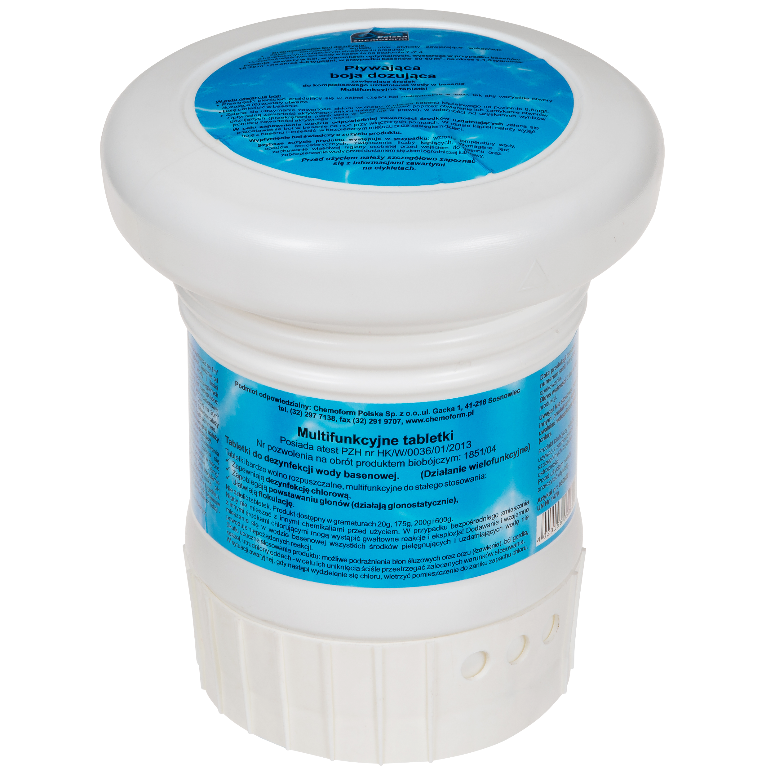 Tabletki multifunkcyjne pływająca boja 600 g