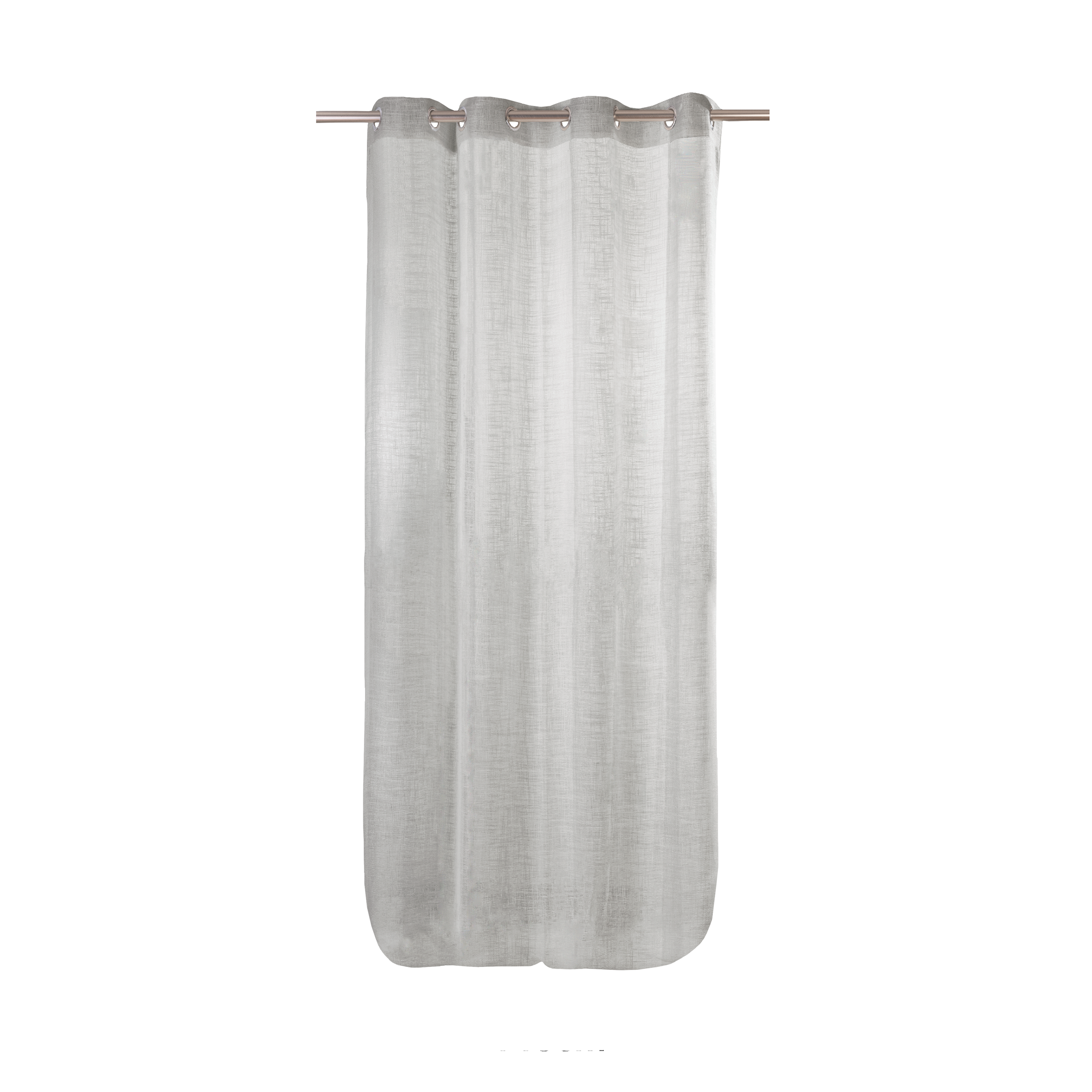 Zasłona Amina szara 140 X 280 cm na przelotkach Inspire - 4