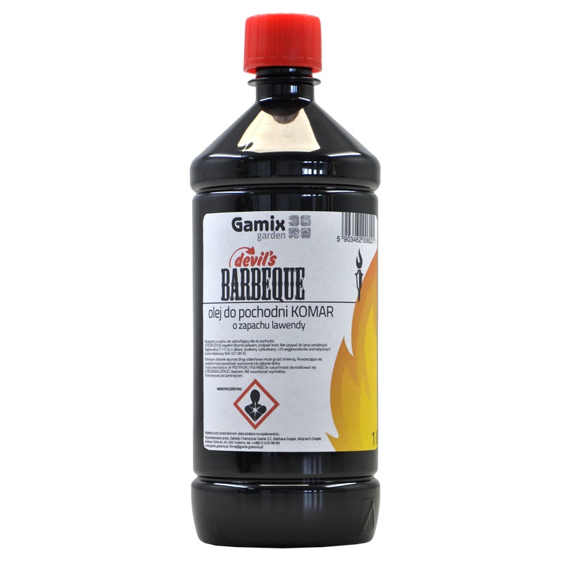 Zdjęcia - Akcesorium kominkowe Paliwo do lamp i pochodni Devils BBQ 1l