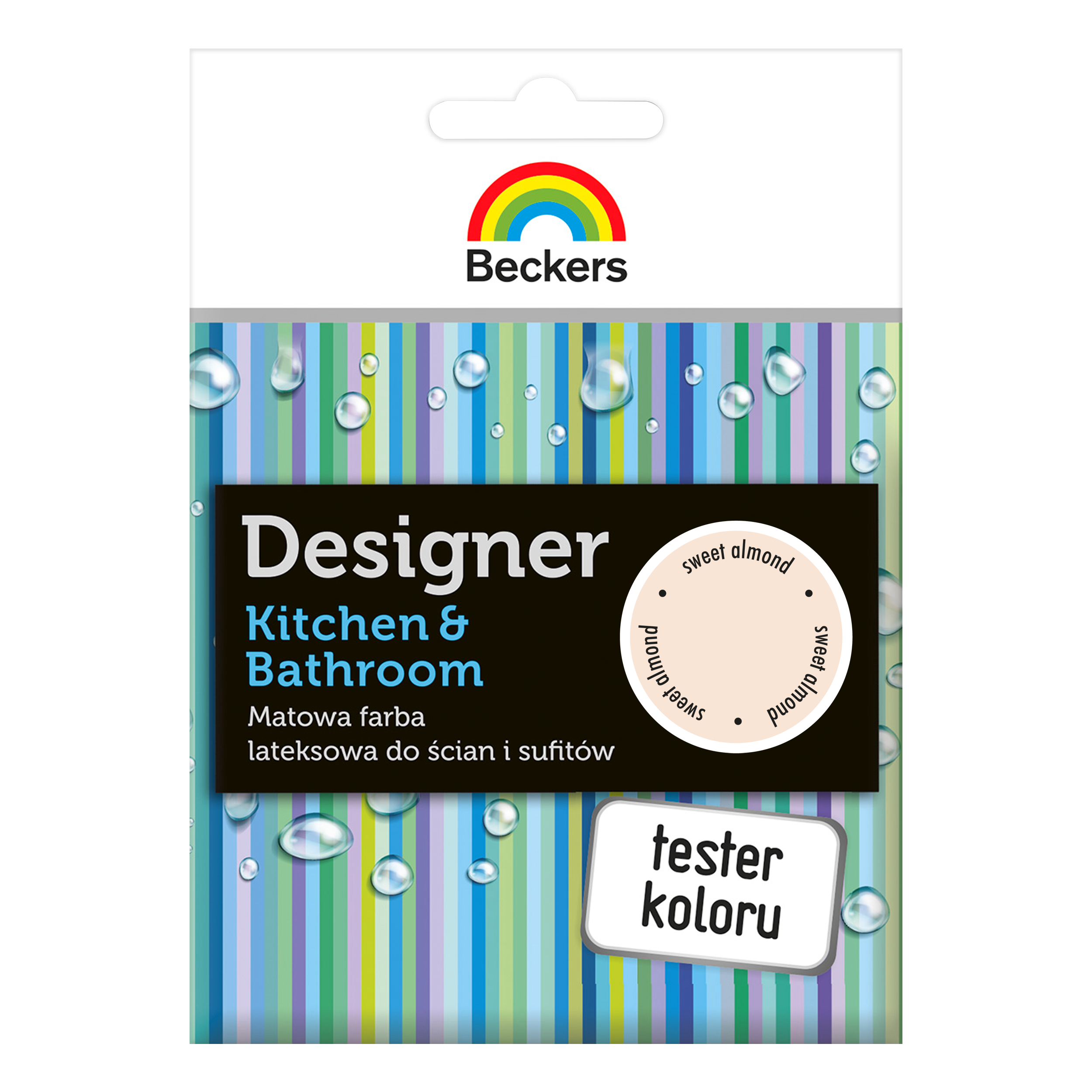 Tester farby Beckers Designer Kitchen & Bathroom Sweet almond 50 ml - 3