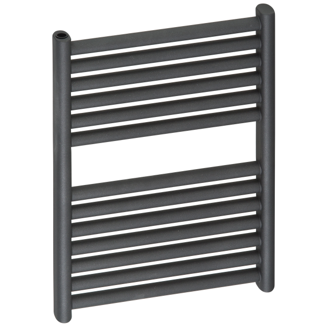 Grzejnik ARES 45x64.8 cm Grafit D/B 312W Roz 50/42cm 10 Bar LUXRAD