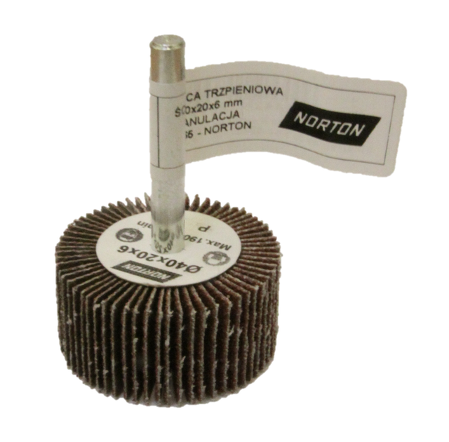Ściernica listkowa trzpieniowa P40 40 x 20 x 6 mm R265 NORTON
