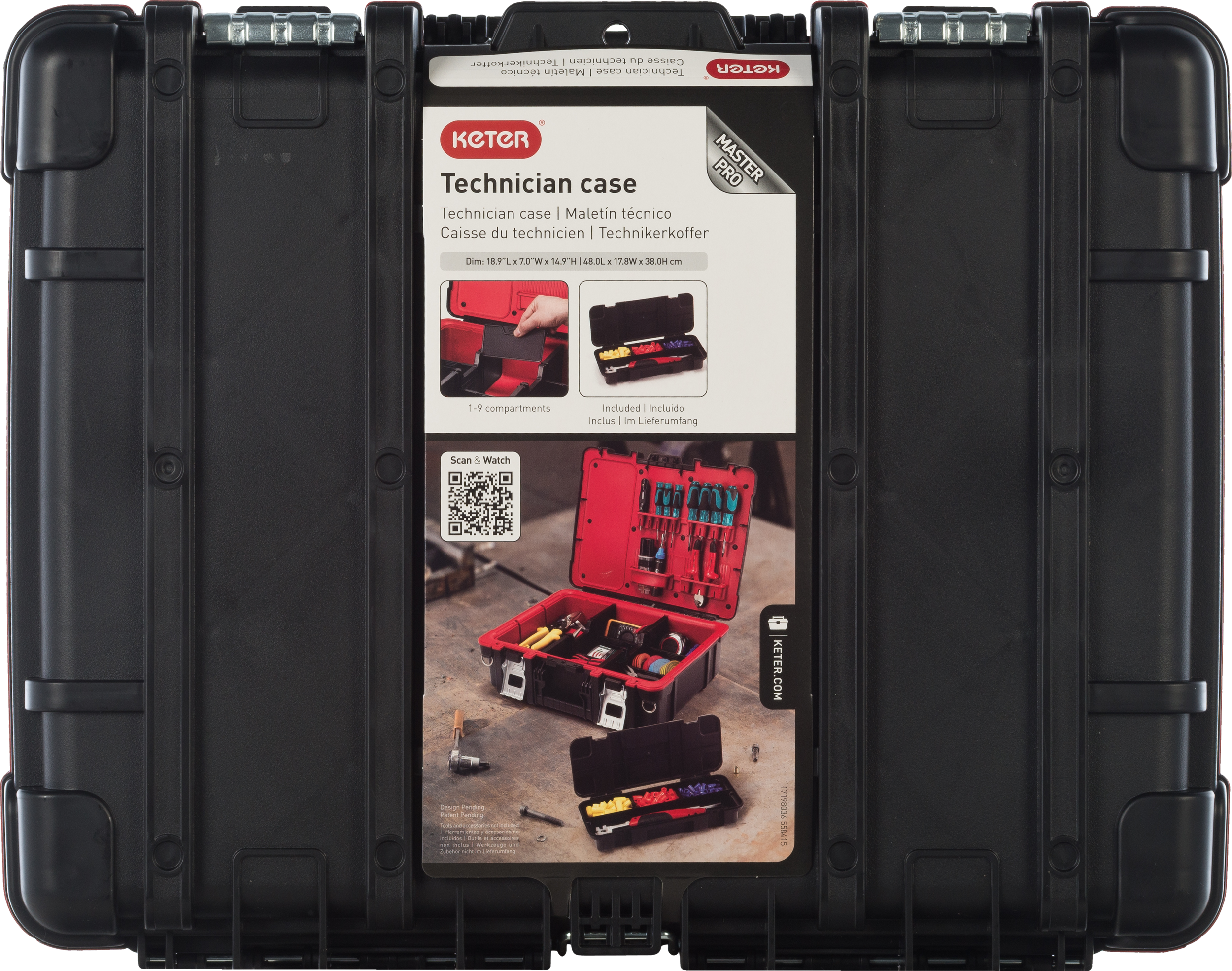 Skrzynka narzędziowa Master Pro Technician Box 48 x 38 x 18 cm Keter - 8