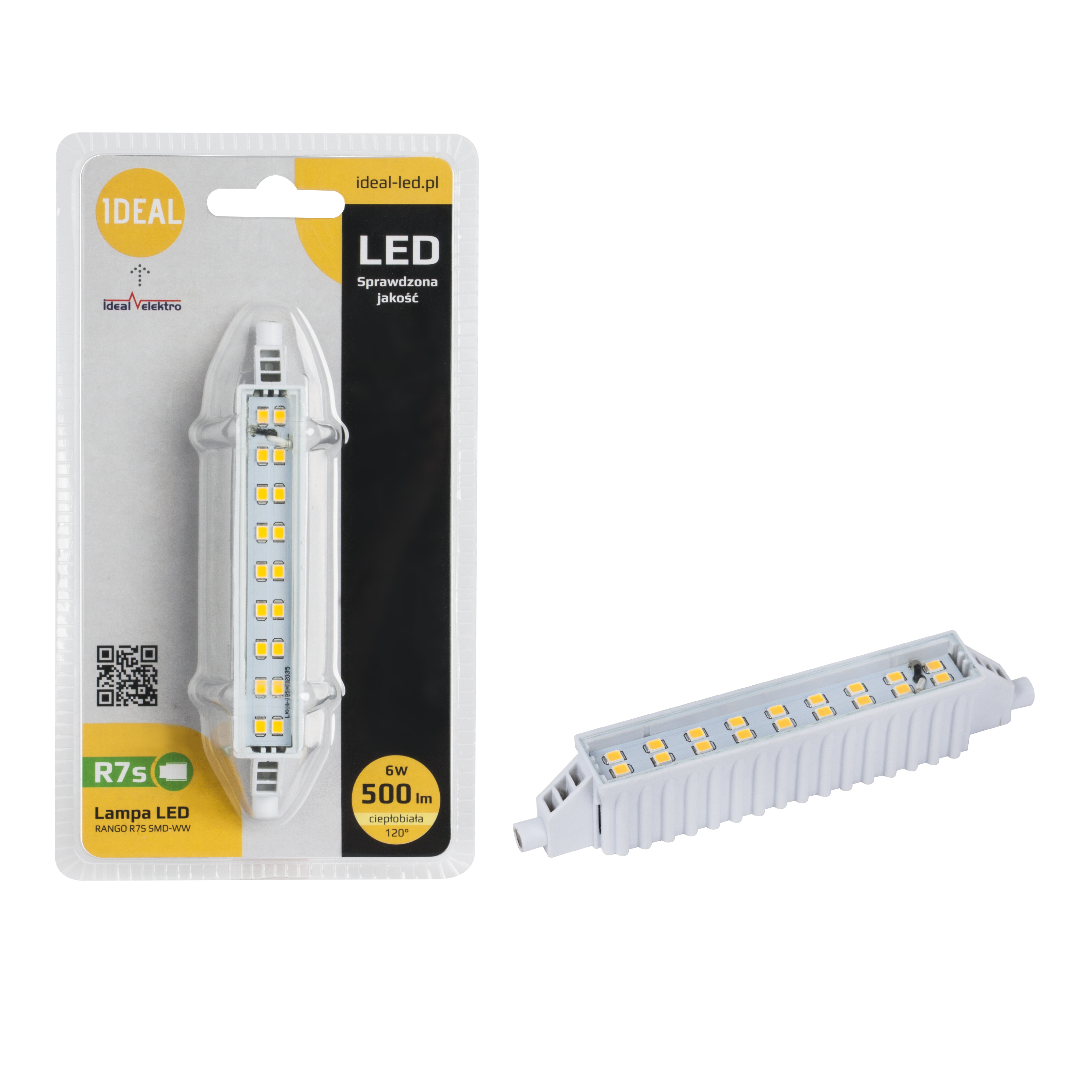 Żarówka LED R7S 6 W 500 lm Ciepła KANLUX