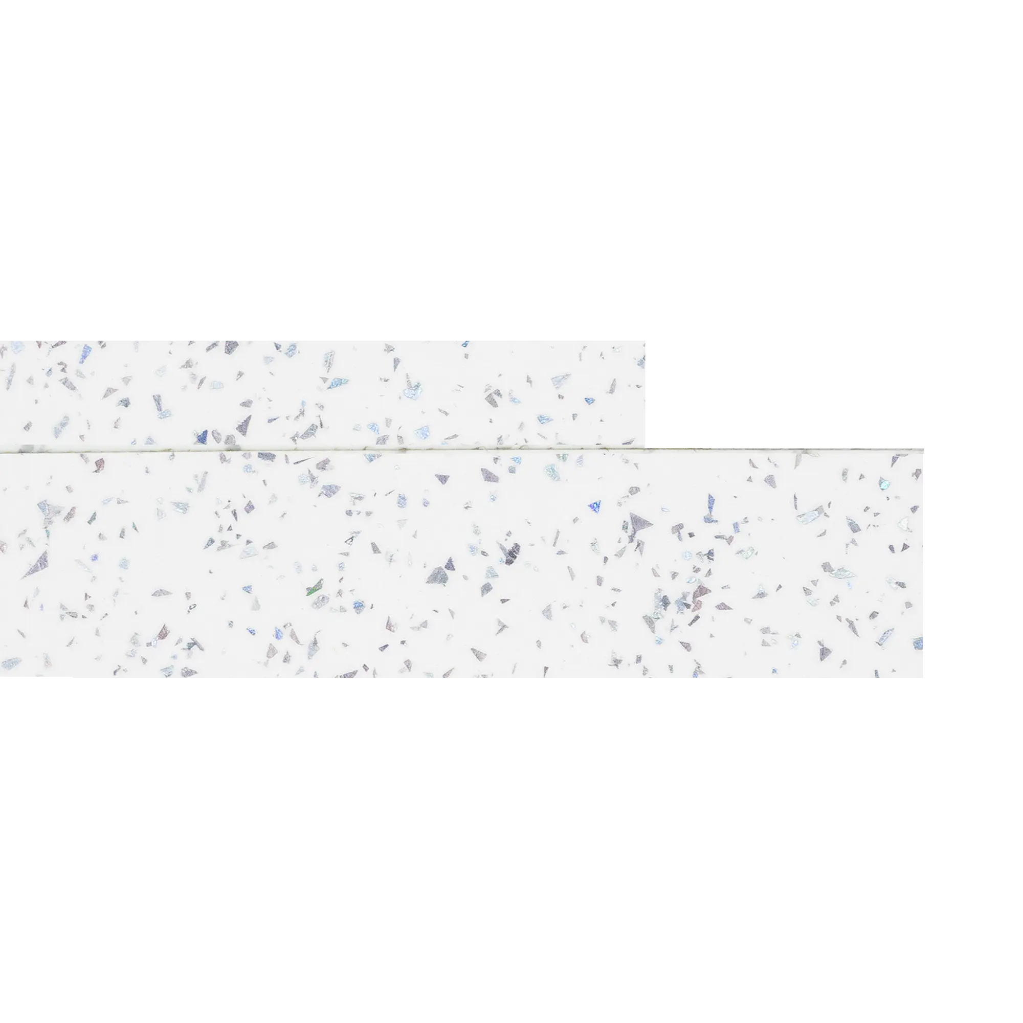 Obrzeże do blatu 28x610 mm white galaxy 030S 2 szt. Biuro Styl