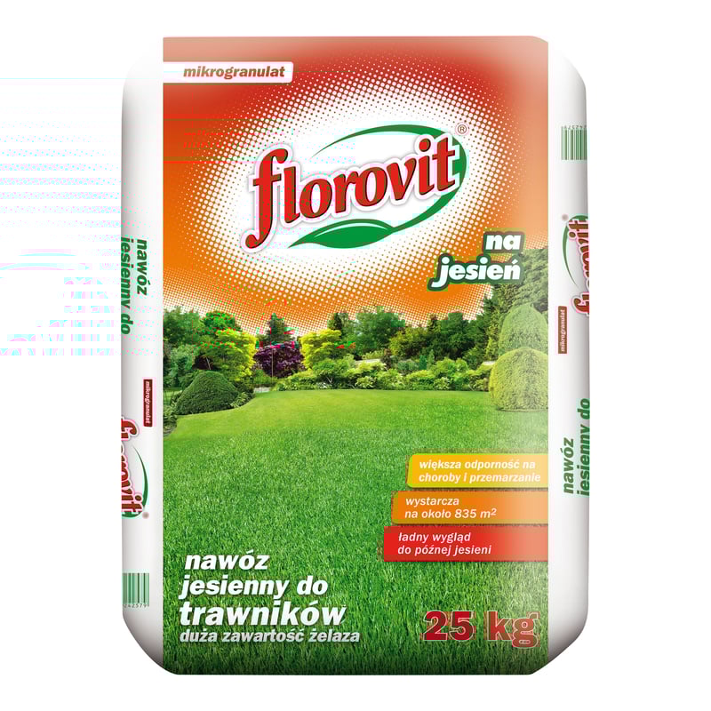 Nawóz do trawnika jesienny 25kg Florovit