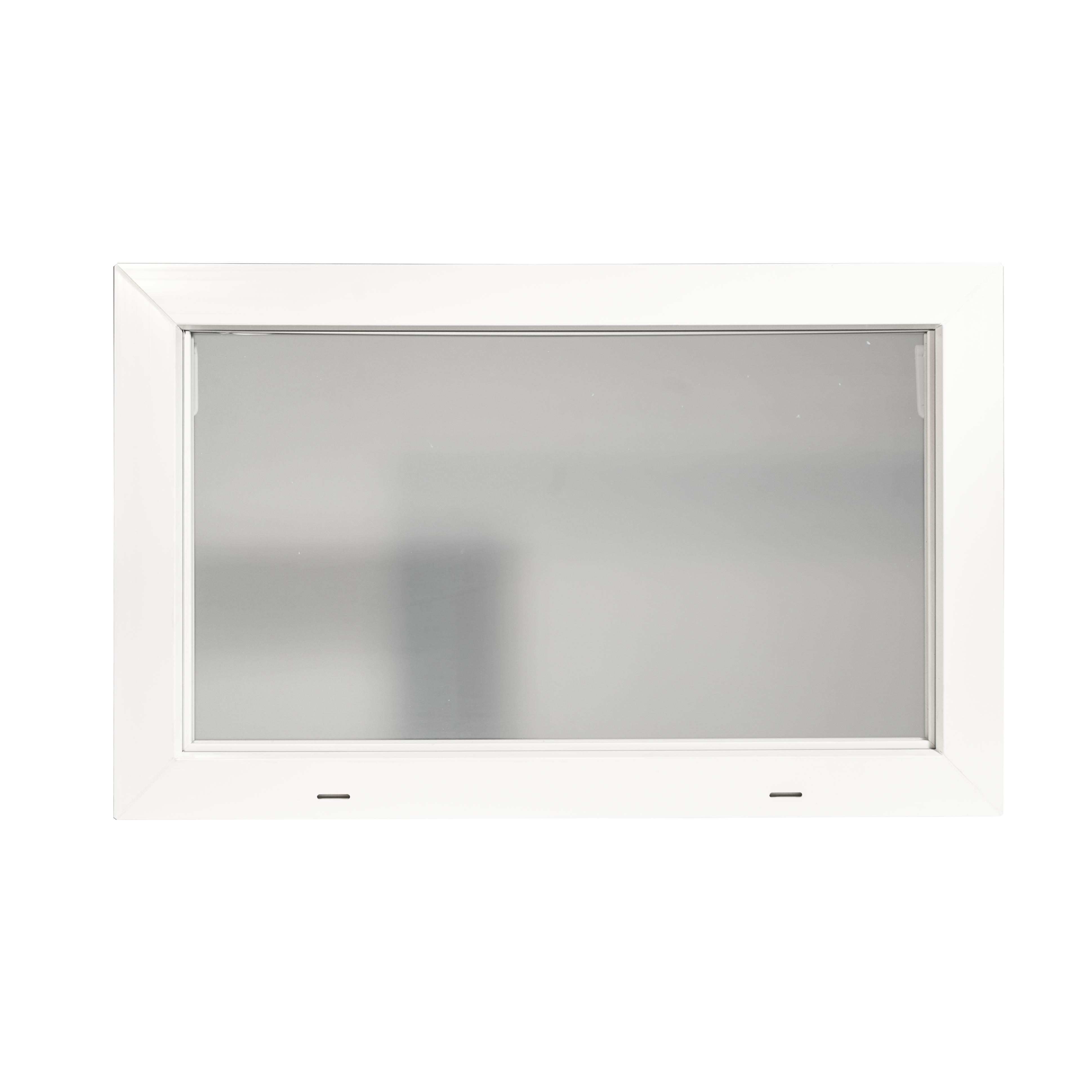 Okno PCV szyba pojedyńcza gospodarcze białe 800x500 mm uchylne do wewnątrz ACO KIPP