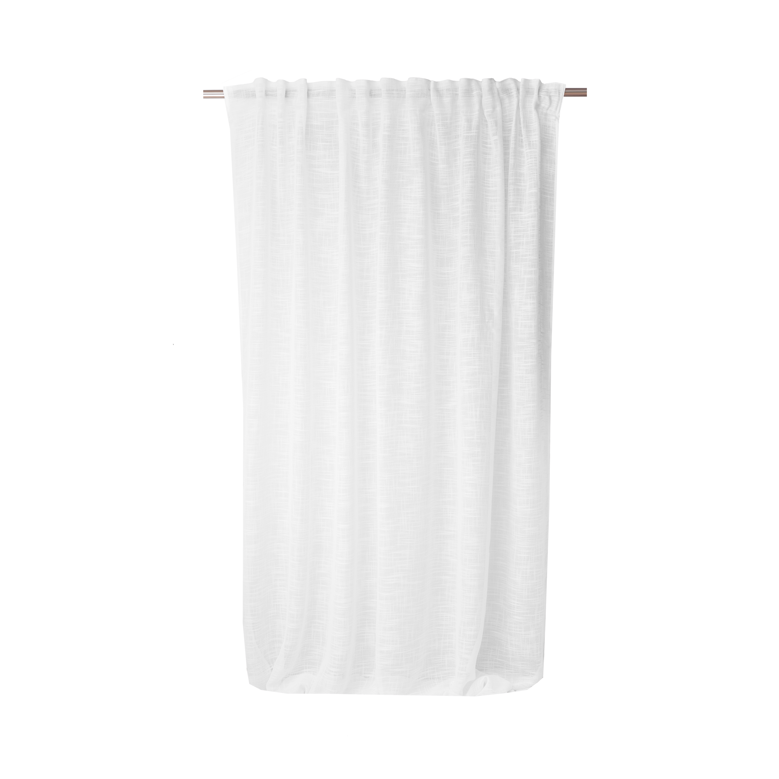Cortinado fita e/ou presilha Amina 200x280cm branco Inspire - 2