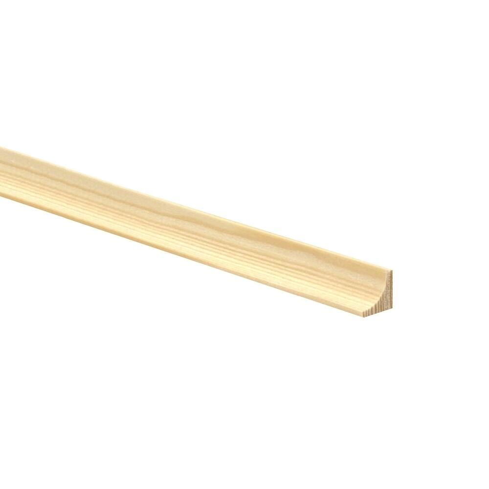 Ćwierćwałek wklęsły sosnowy surowy 20x20x2500 mm