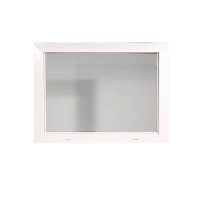 Okno PCV szyba pojedyńcza gospodarcze białe 800x600 mm uchylne do wewnątrz ACO KIPP